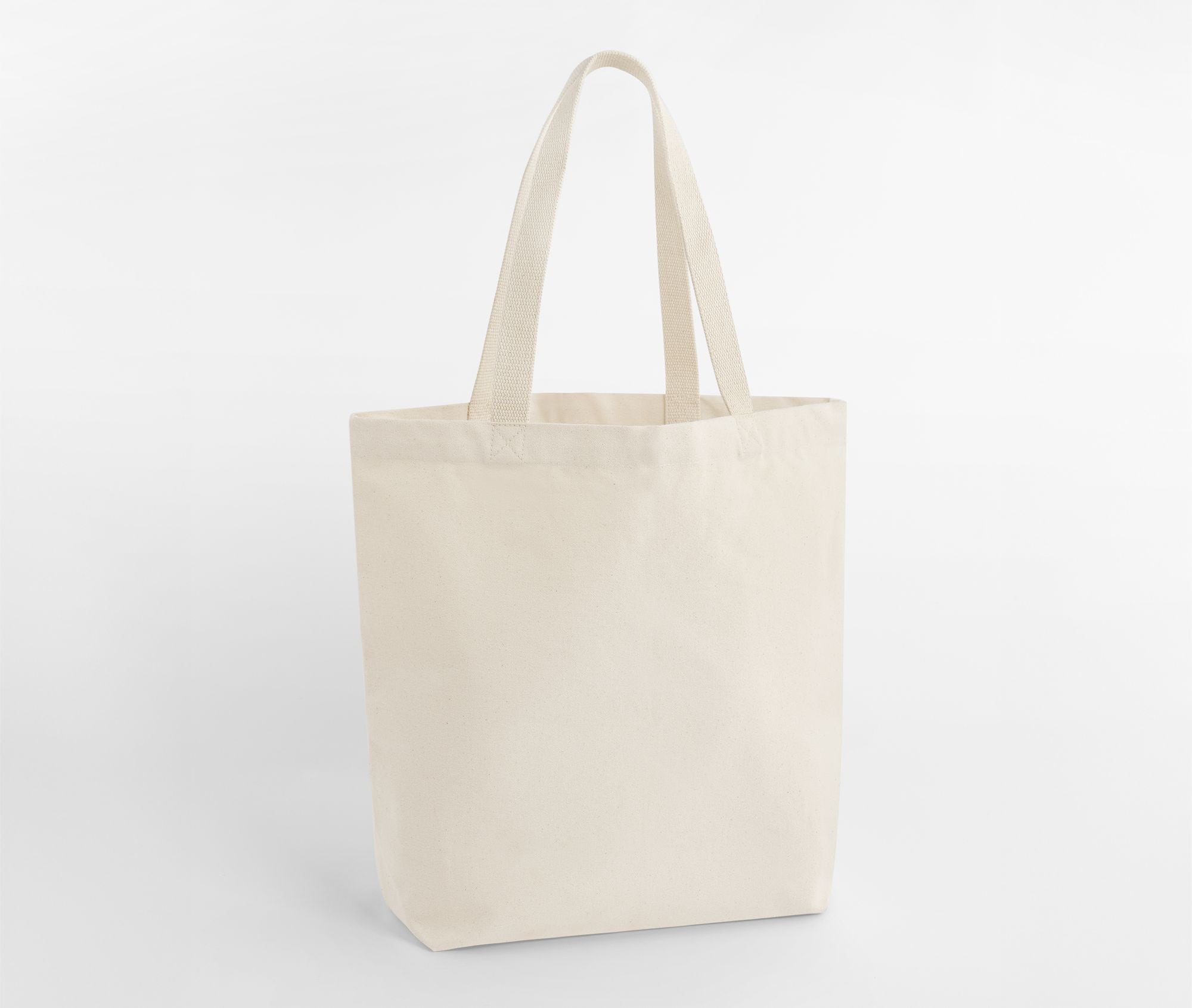 Sac Shopping en Coton Lourd - Natural