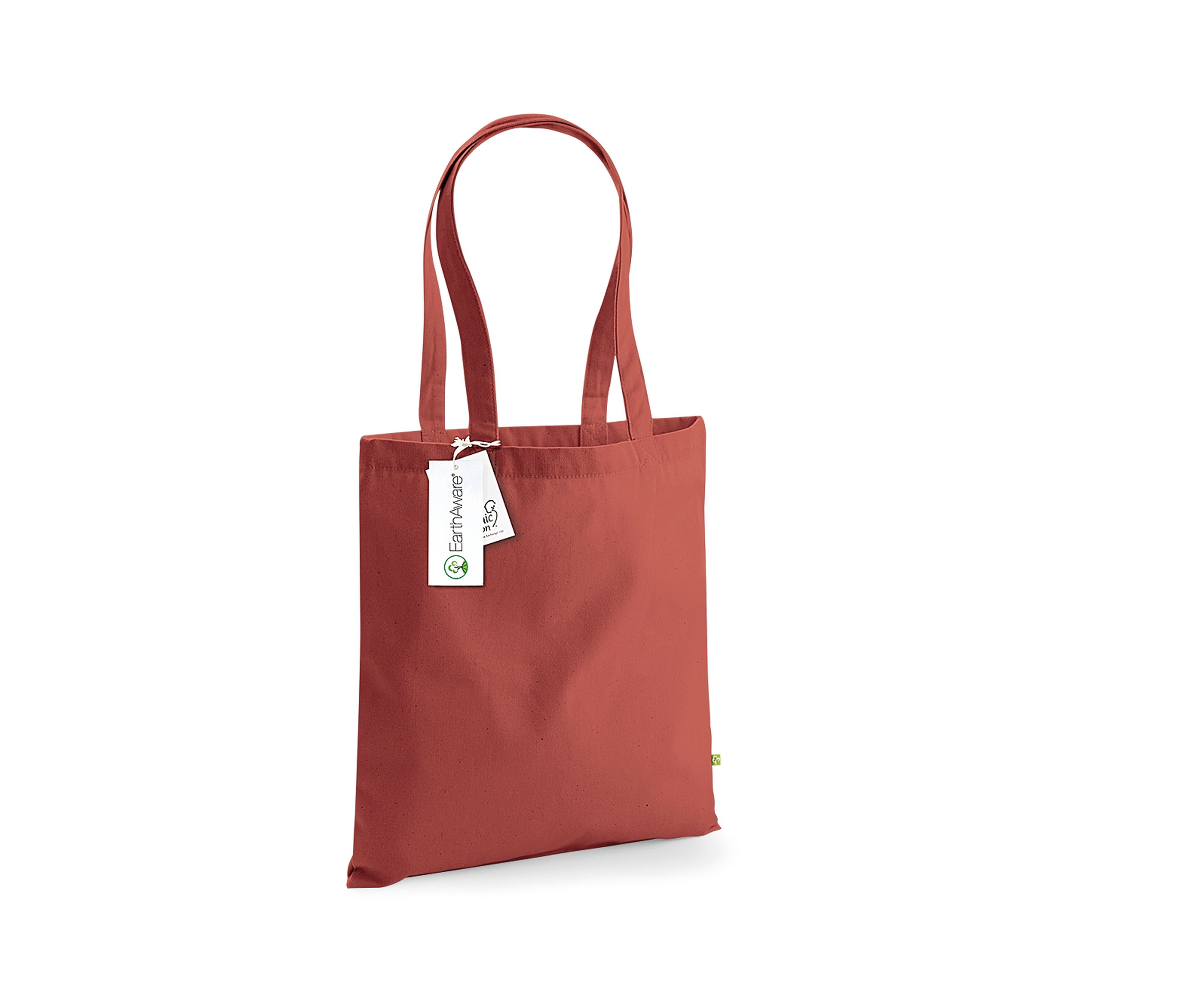 Sac en Coton Canvas Organique - Orange Rust