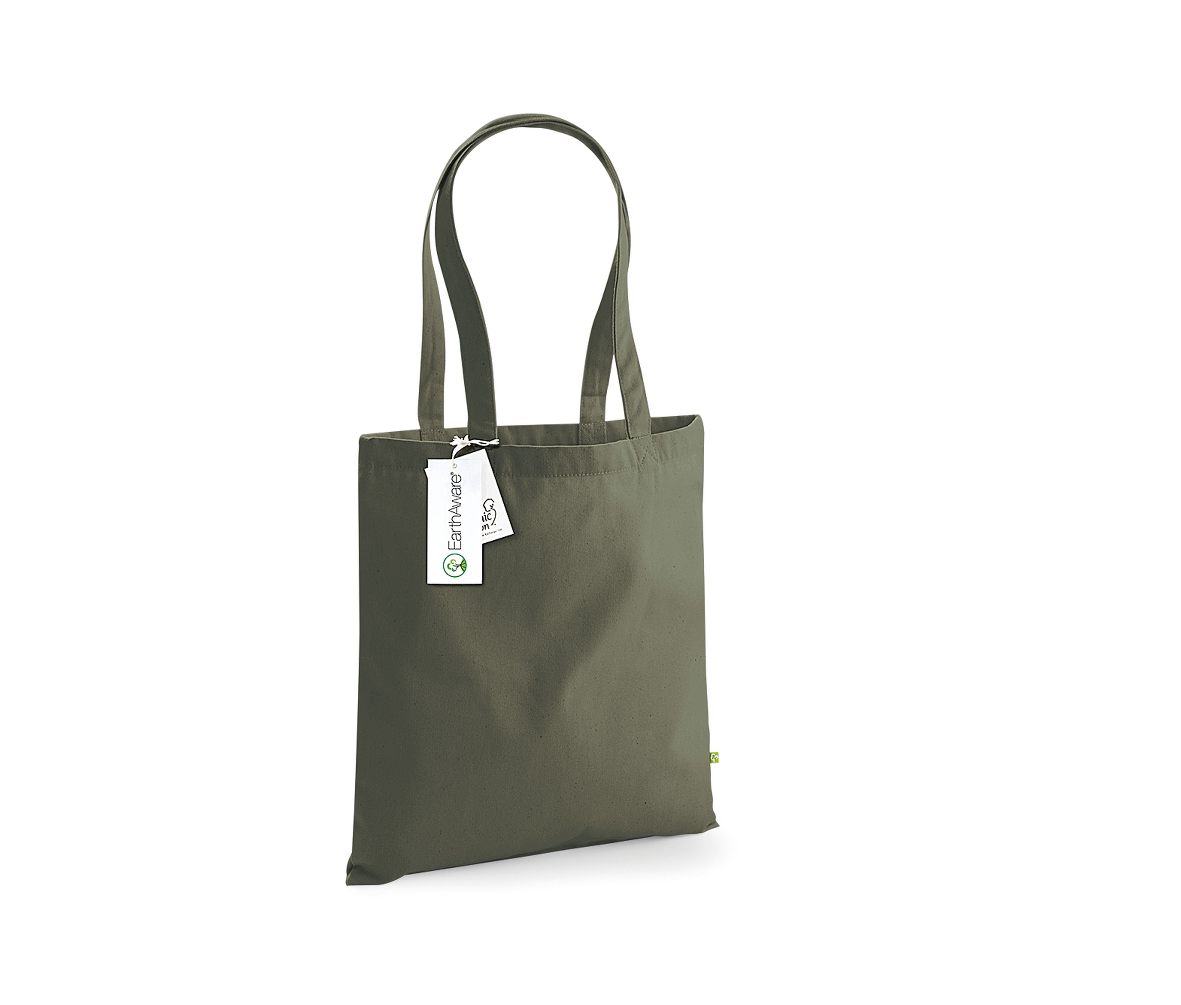 Sac en Coton Canvas Organique - Olive Green