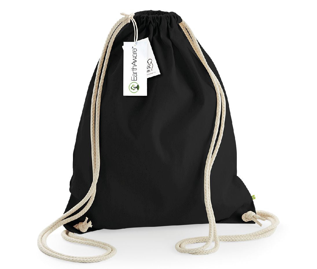 Sac de Gym en Coton Organique - Black