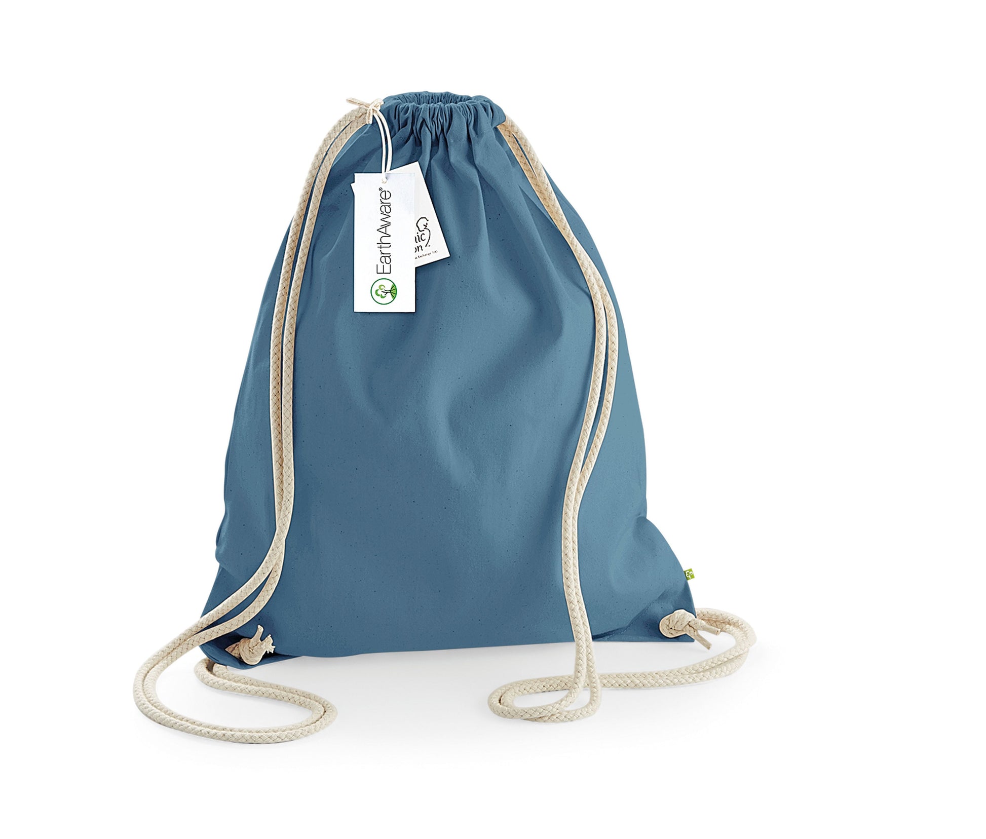 Sac de Gym en Coton Organique - Airforce Blue