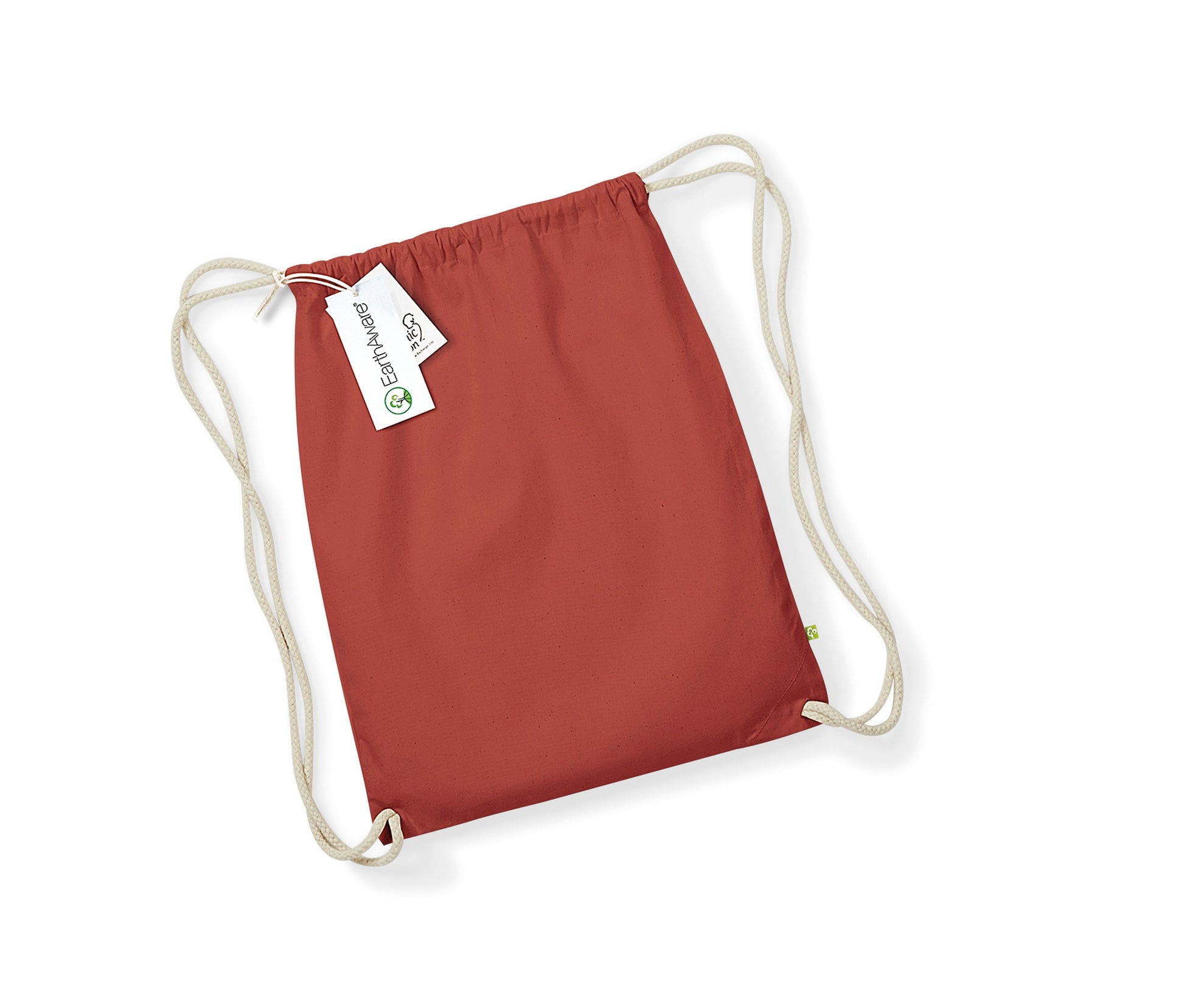 Sac de Gym en Coton Organique - Orange Rust