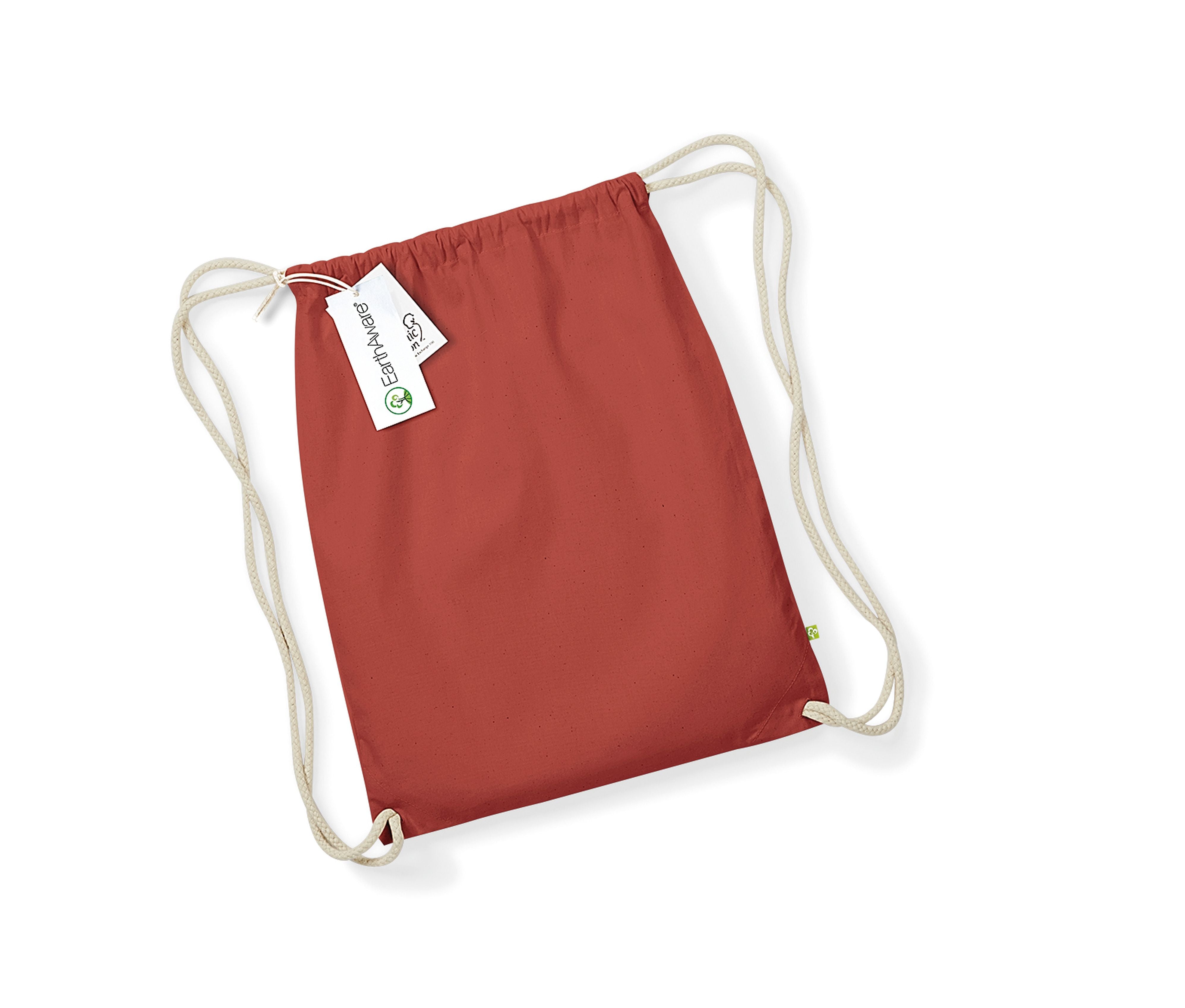 Sac de Gym en Coton Organique - Orange Rust