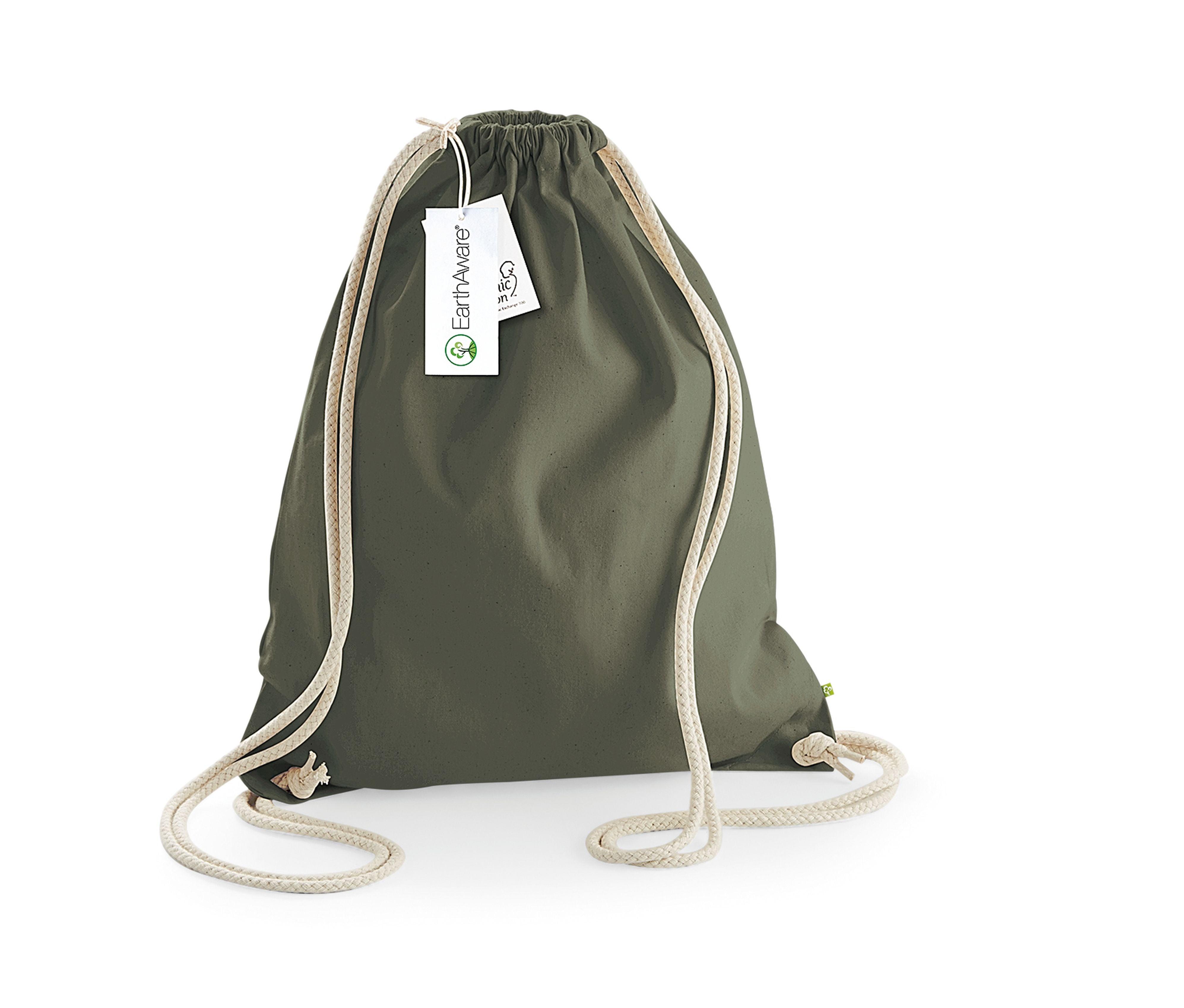 Sac de Gym en Coton Organique - Olive Green