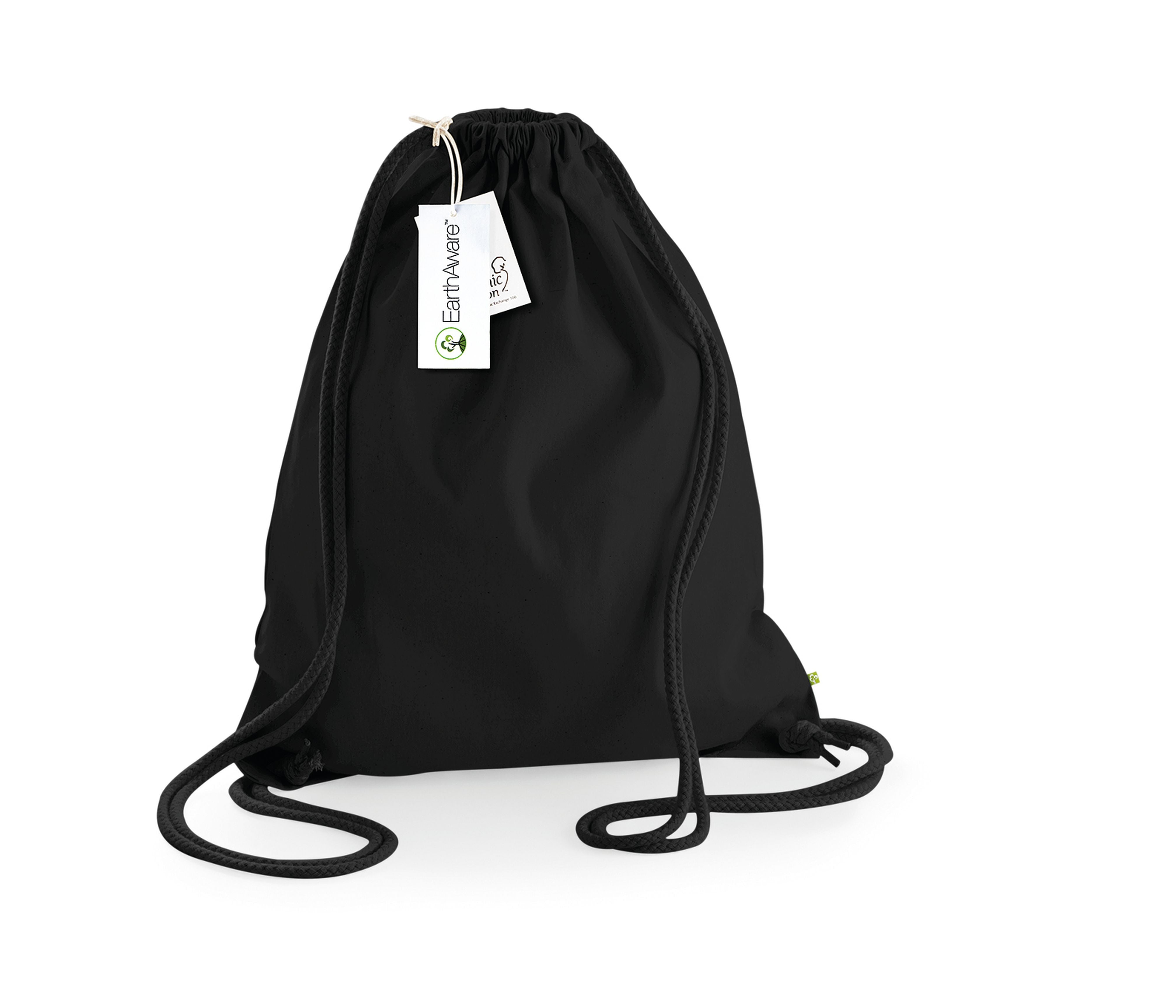 Sac de Gym en Coton Organique - Black/black