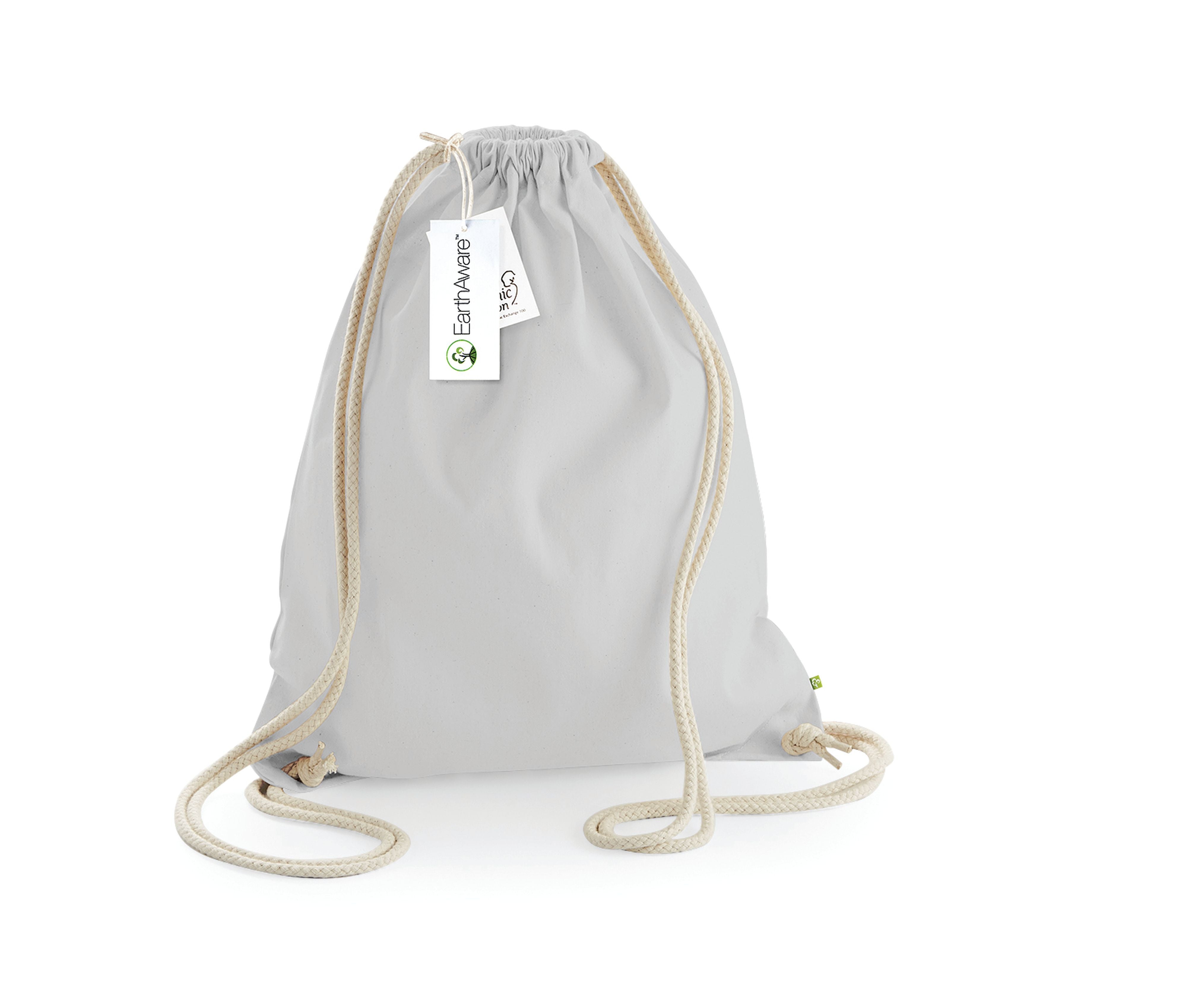 Sac de Gym en Coton Organique - Light Grey