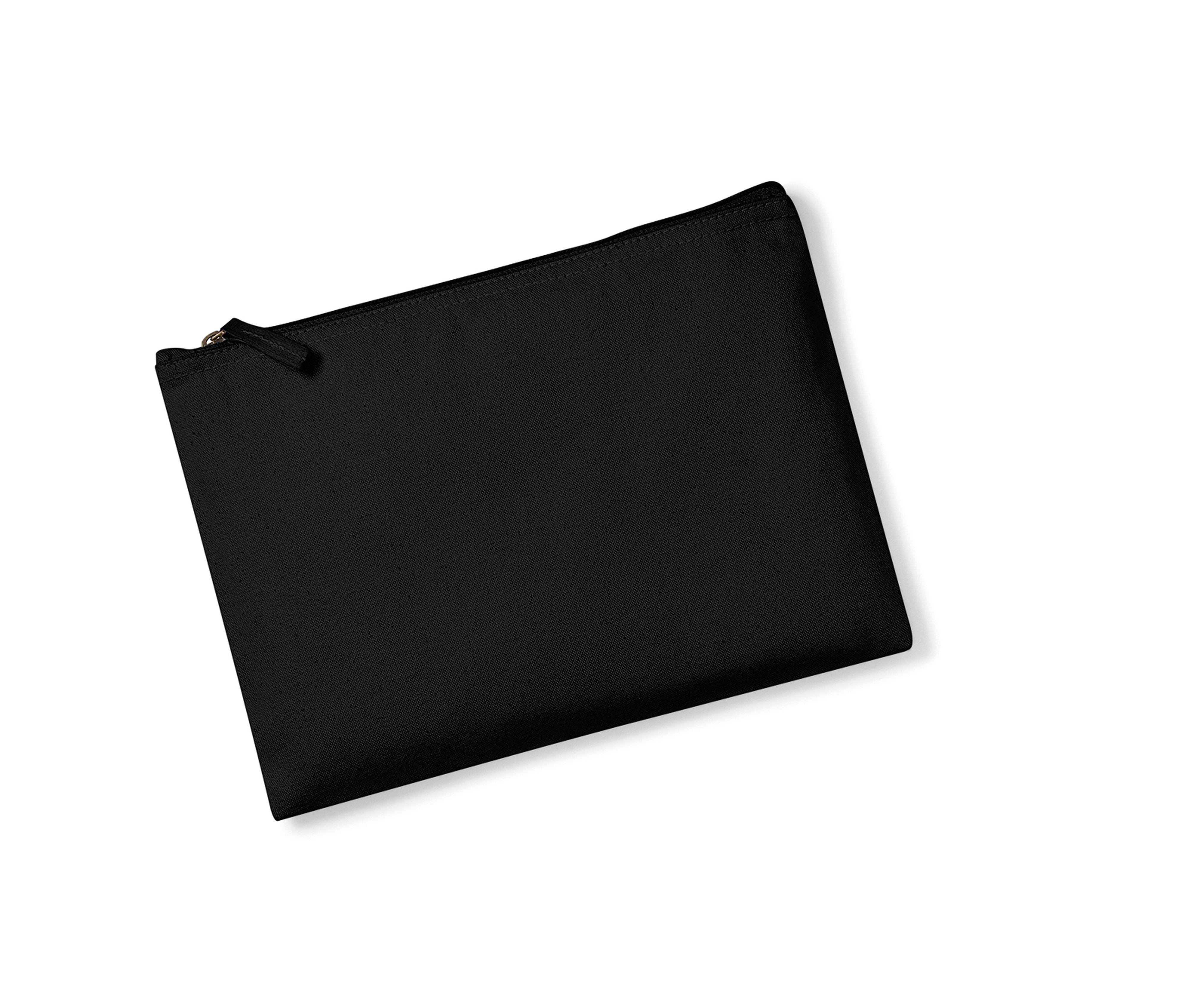 Mini Pochette en Coton Organique - Black