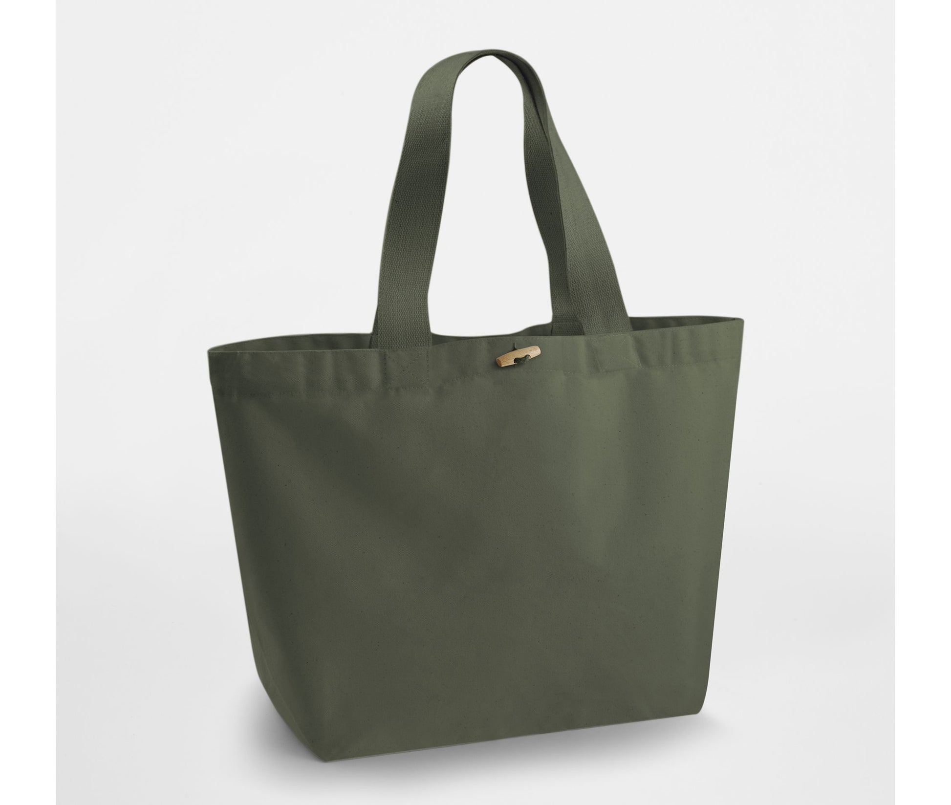 Sac Canvas en Coton Organique - Olive Green