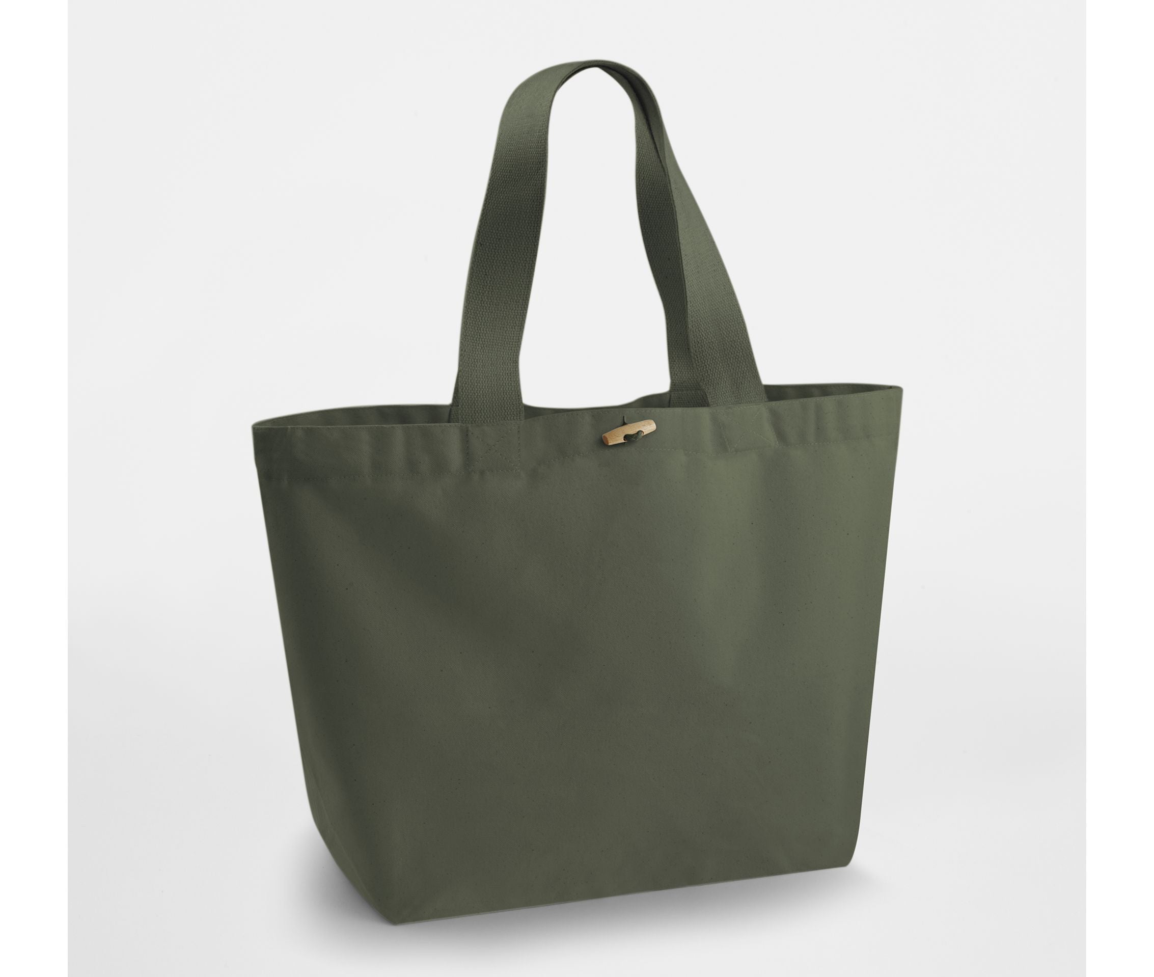Sac Canvas en Coton Organique - Olive Green