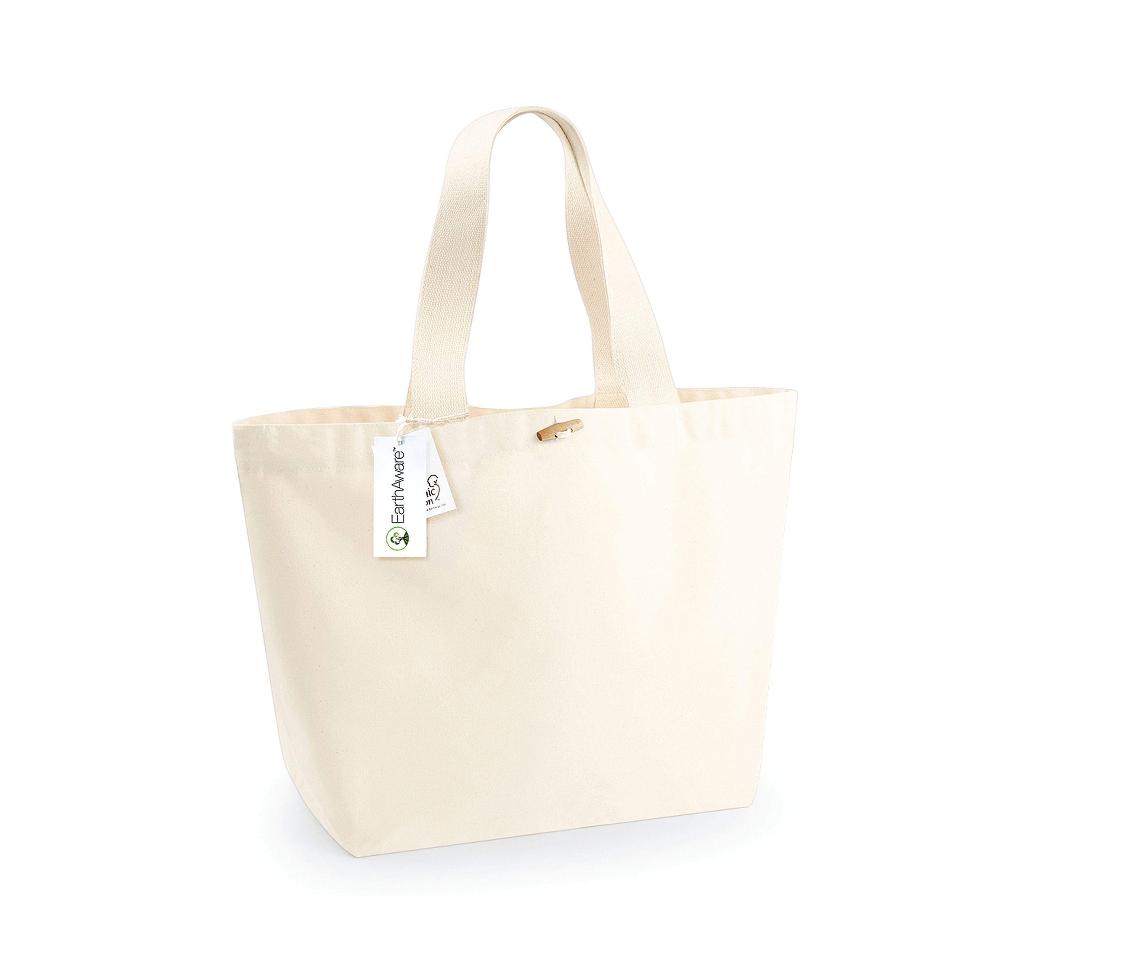 Sac Canvas en Coton Organique - Natural