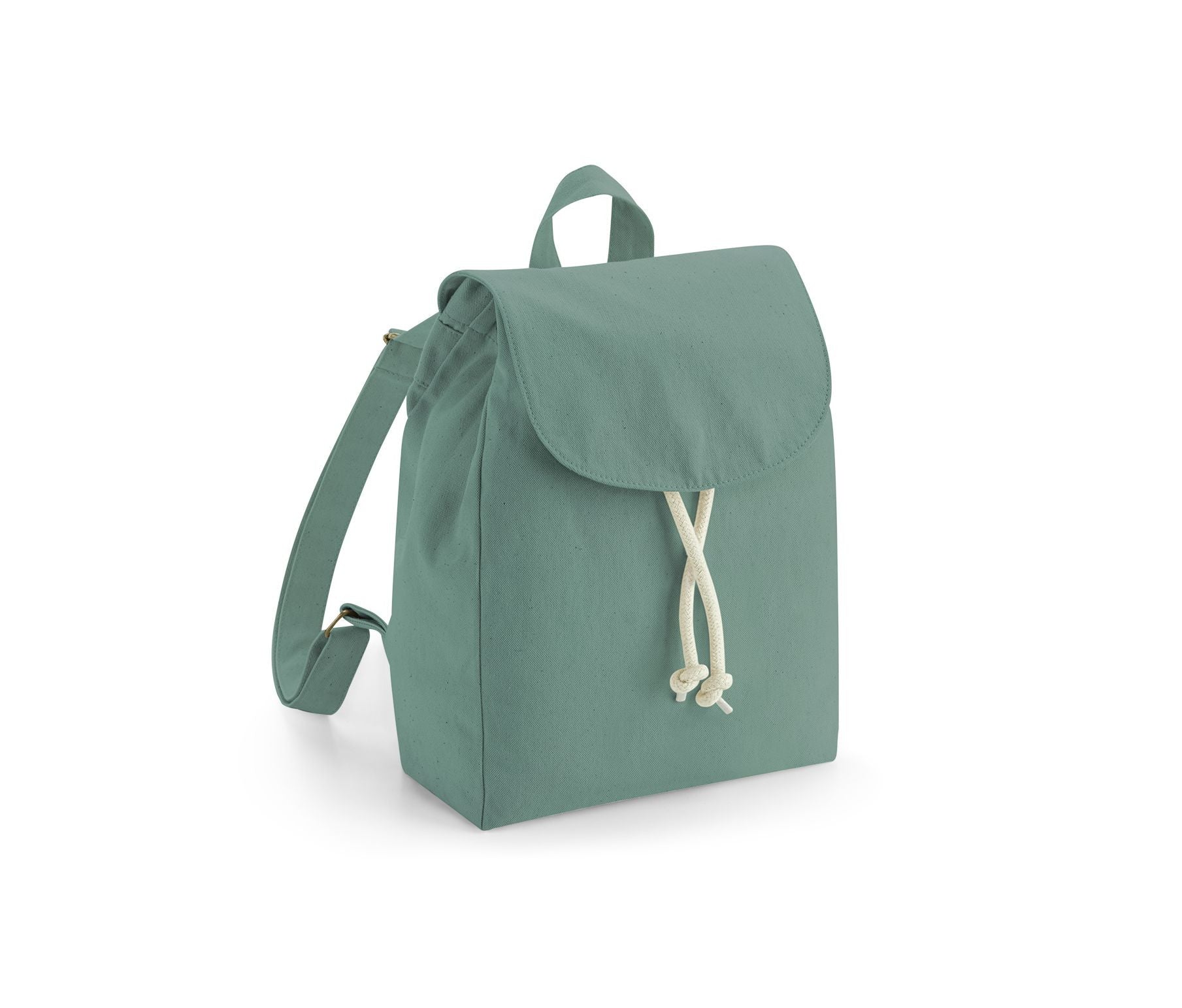 Mini Sac à Dos en Coton Organique - Sage Green