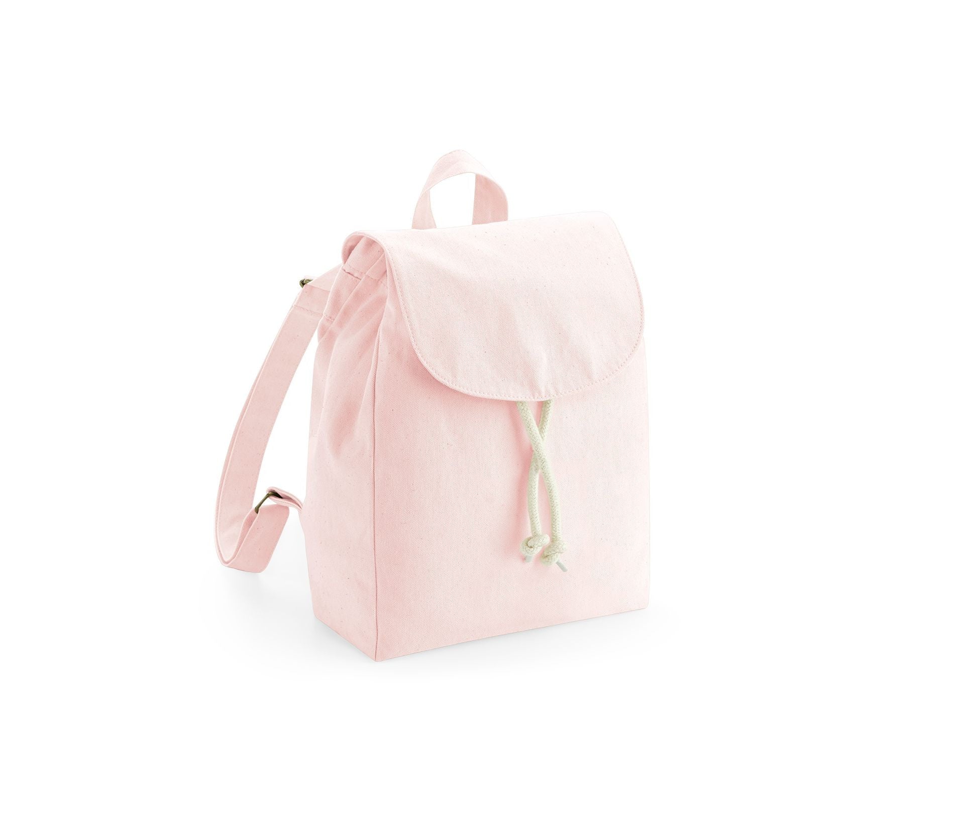 Mini Sac à Dos en Coton Organique - Pastel Pink