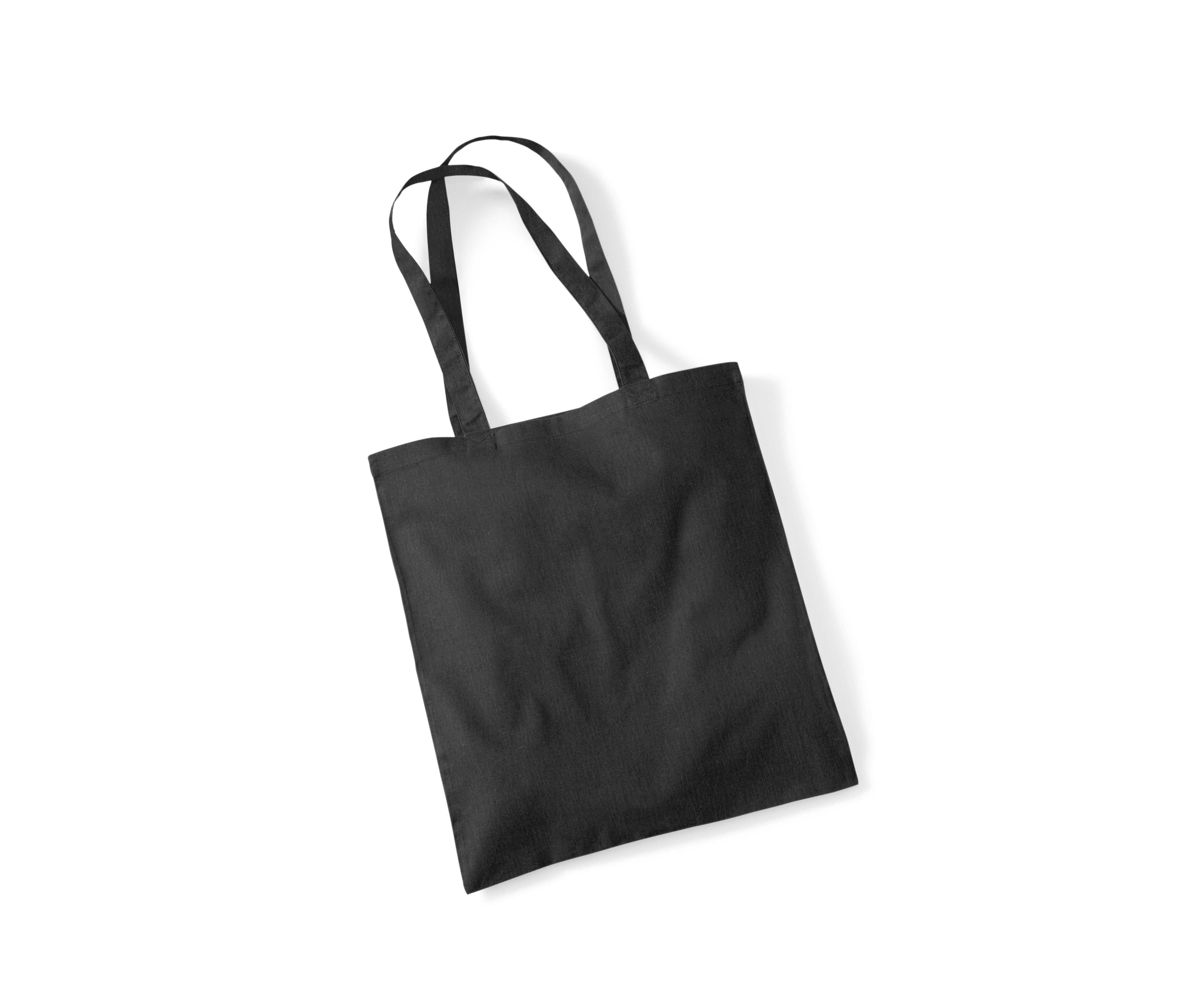 Sac Shopping en Coton Recyclé - Black