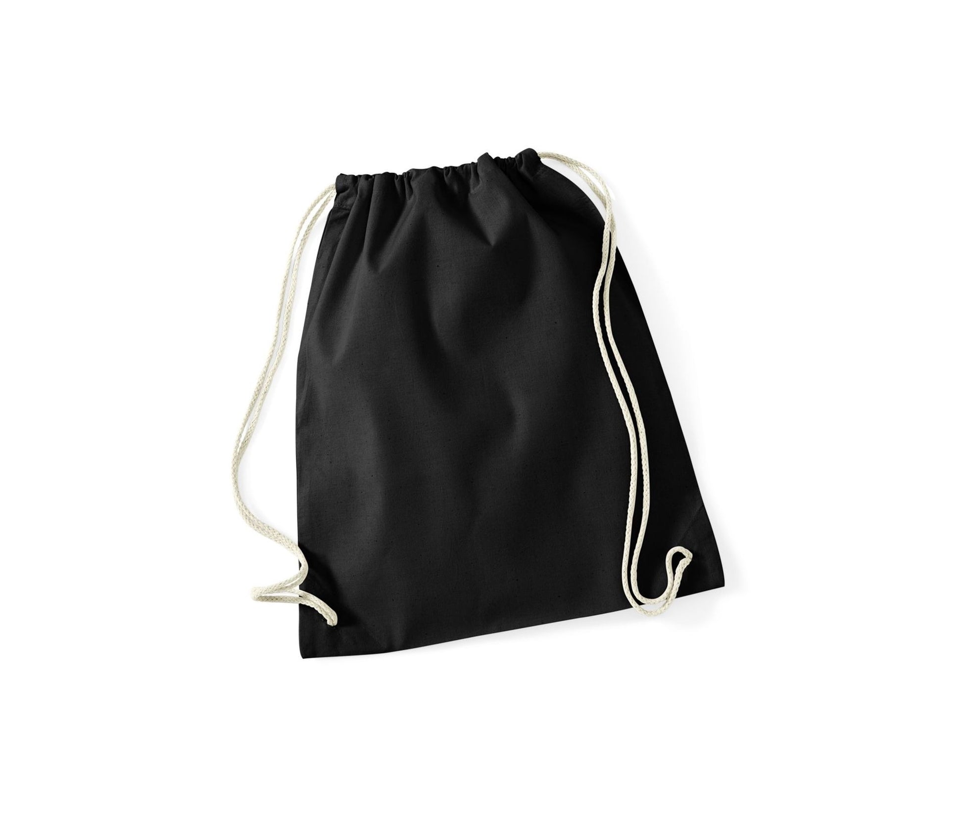 Sac Gym en Coton Recyclé - Black