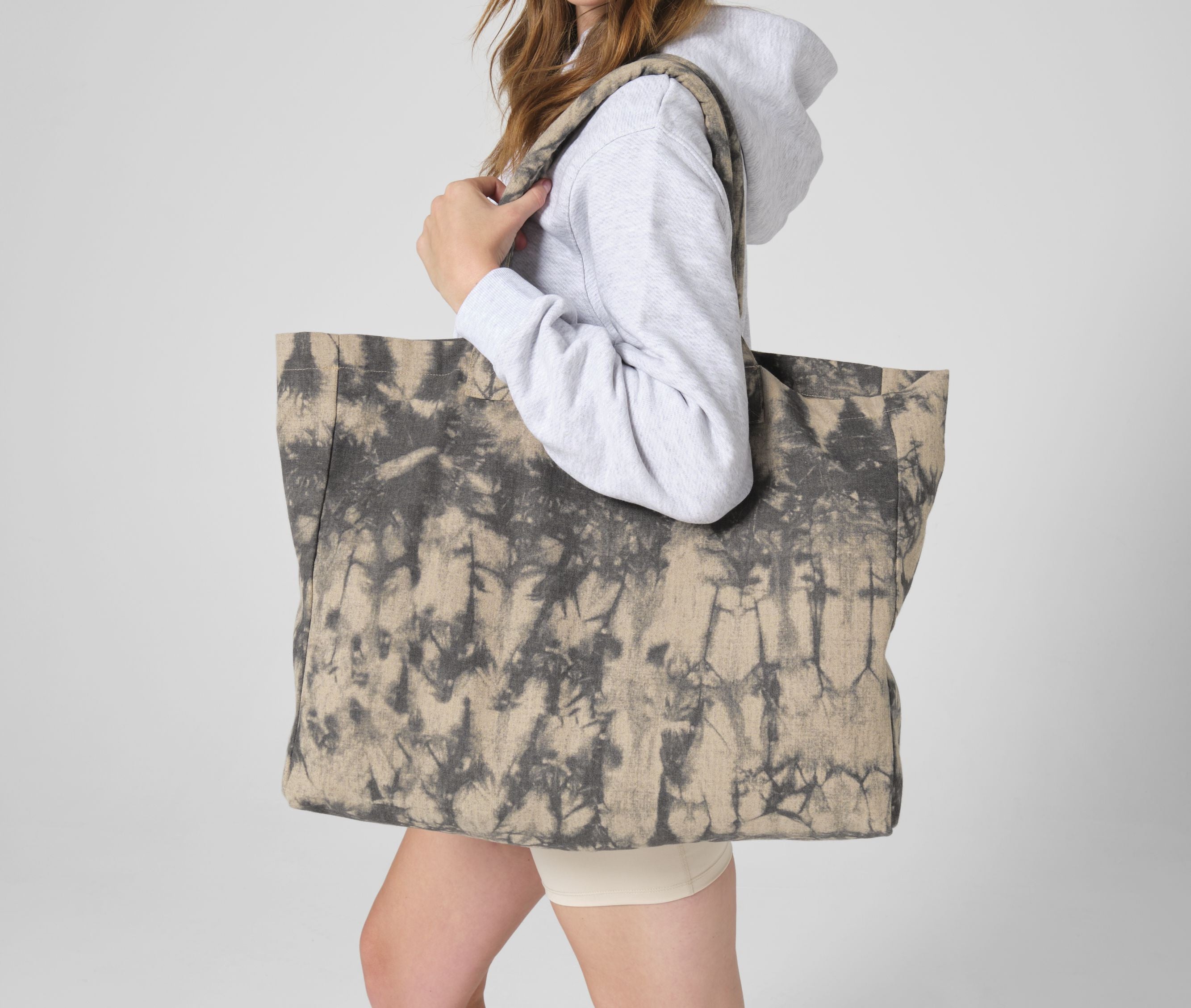 Sac shopping en toile tie-dye