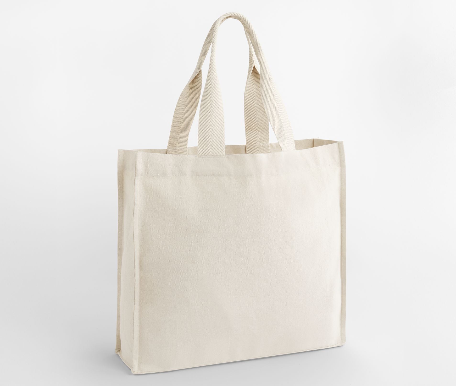 Sac Shopping Fermeture Magnétique - Natural