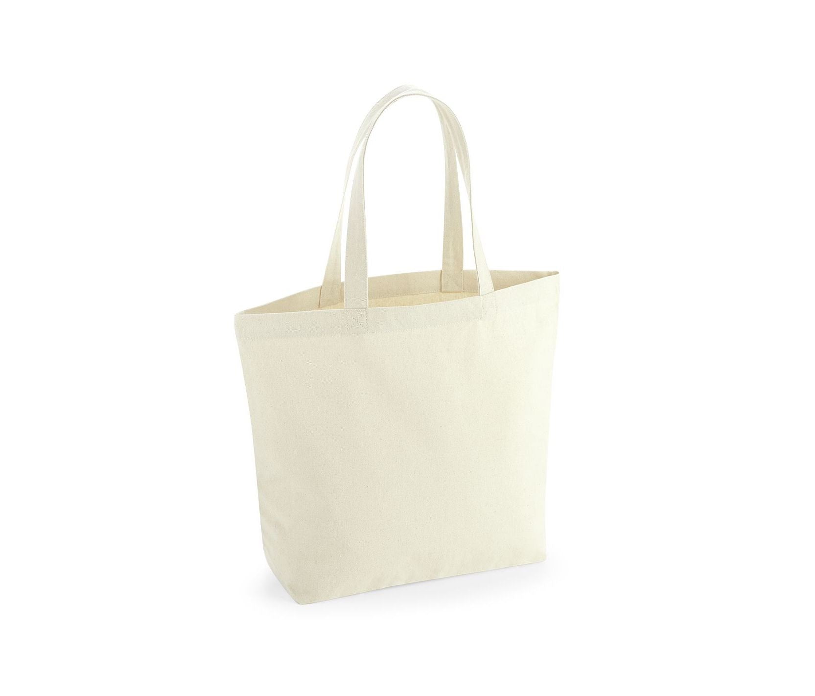 Maxi Sac Shopping en Polycoton Recyclé - Natural