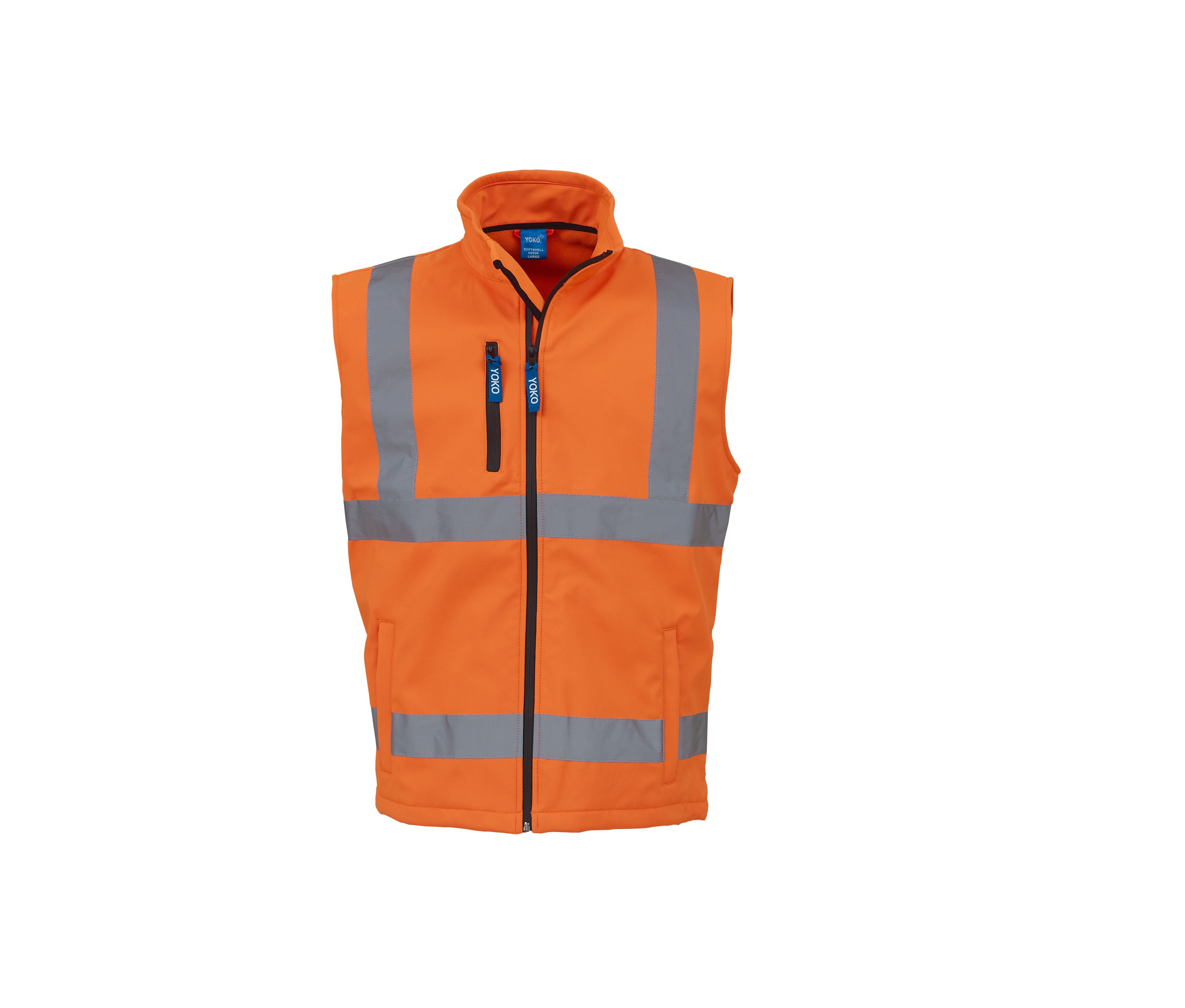Bodywarmer Softshell Haute Visibilité - Hi Vis Orange