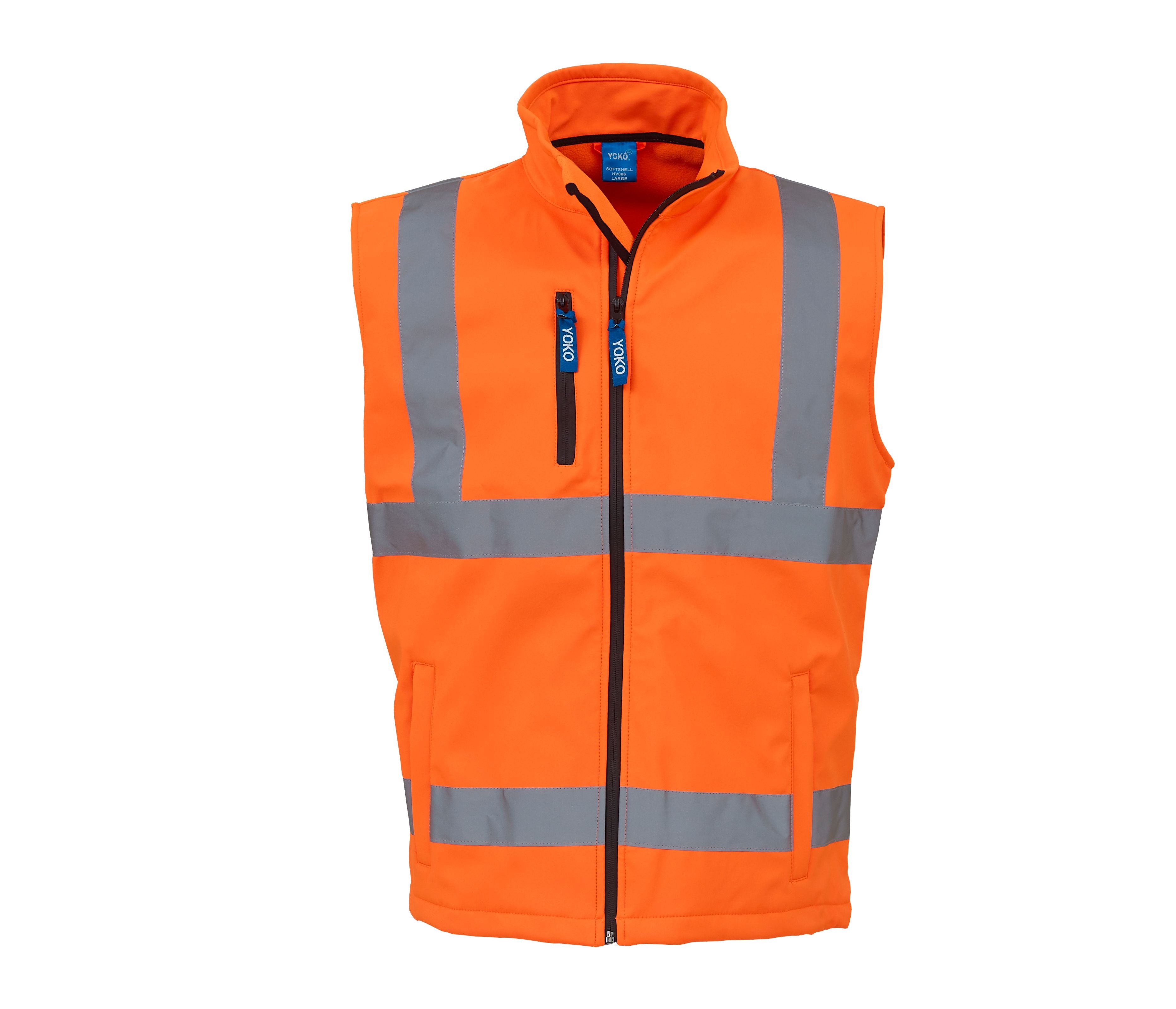 Bodywarmer Softshell Haute Visibilité - Hi Vis Orange