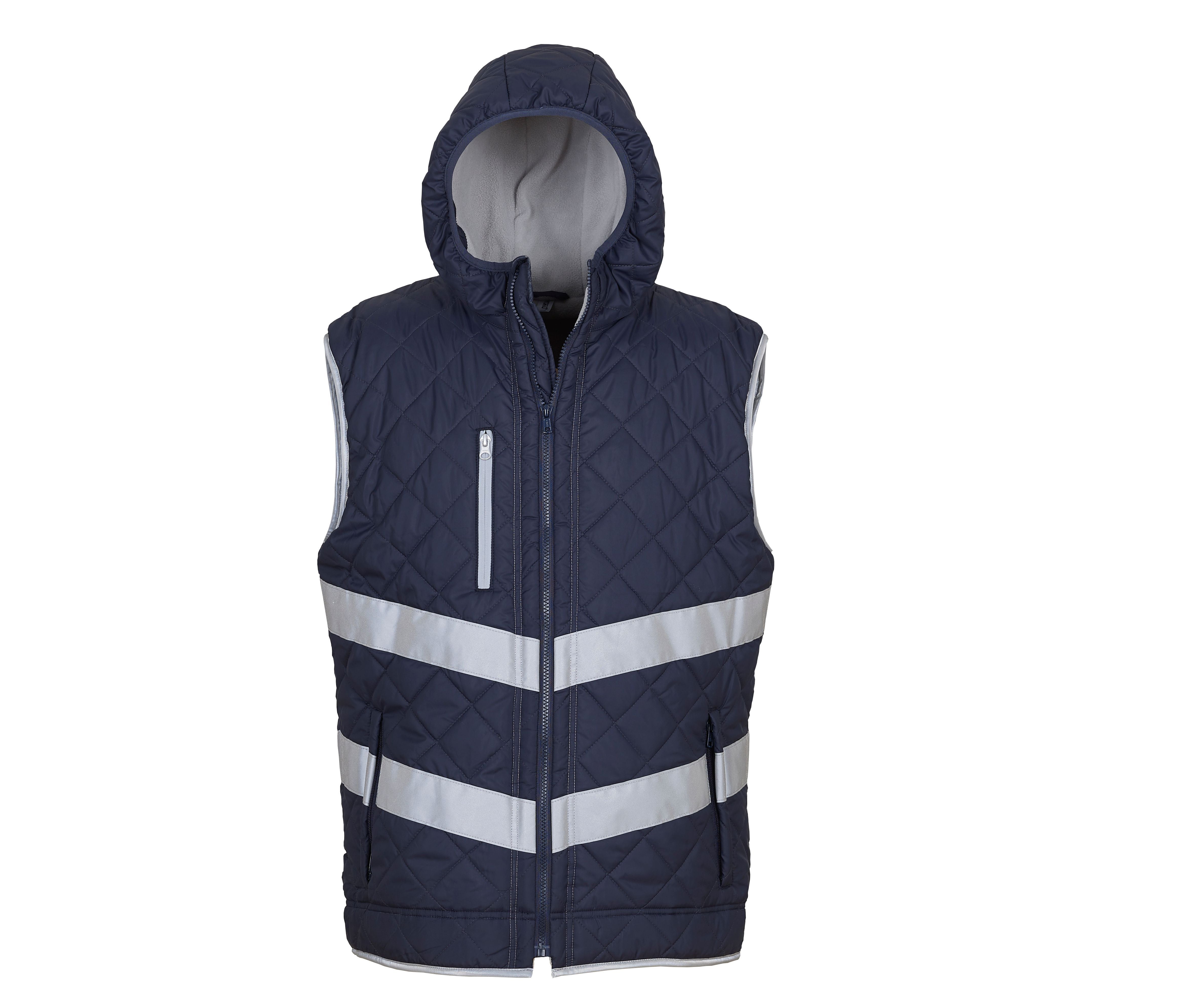 Bodywarmer Matelassé Haute Visibilité - Navy