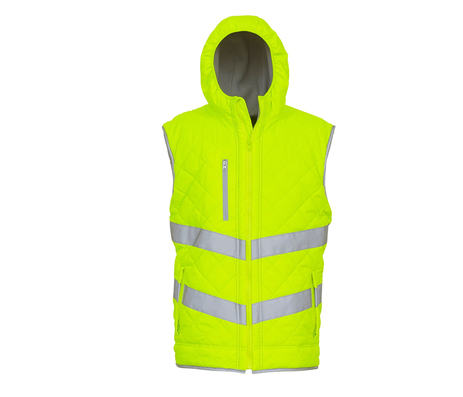 Bodywarmer Matelassé Haute Visibilité - Hi Vis Yellow