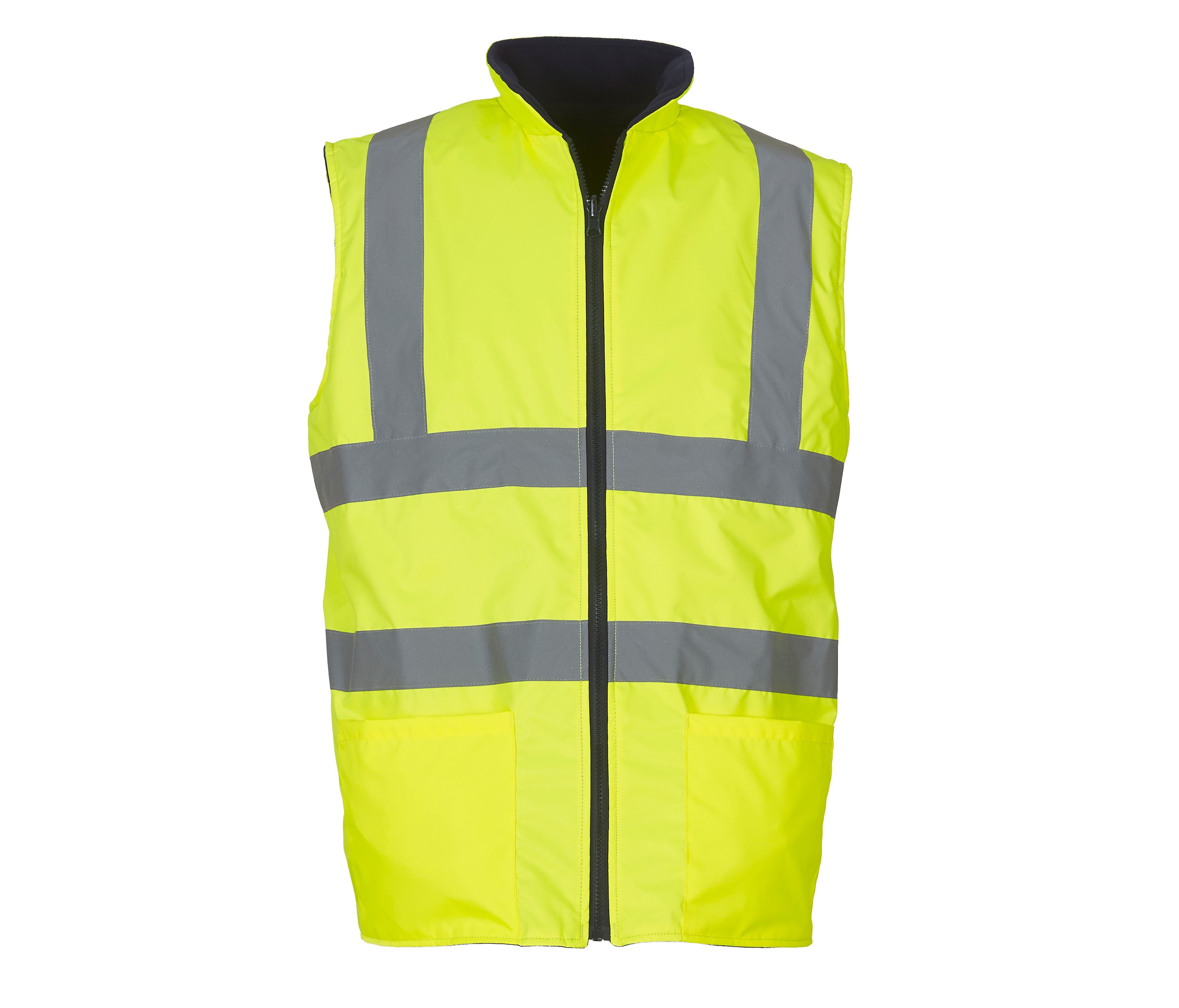 Bodywarmer Réversible Haute Visibilité - Hi Vis Yellow