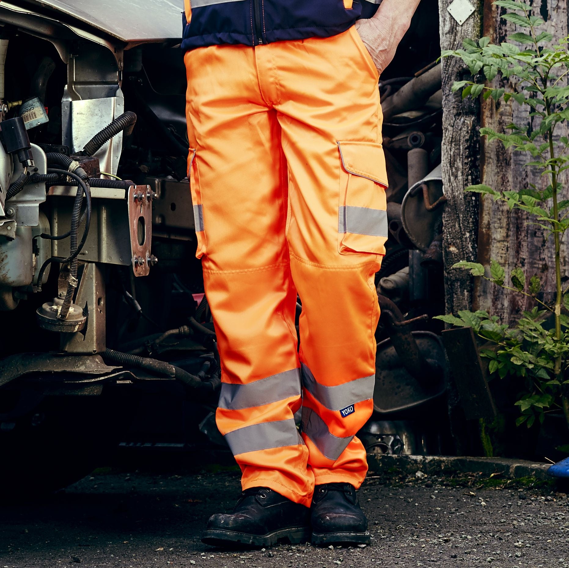 Pantalon de travail haute visibilité