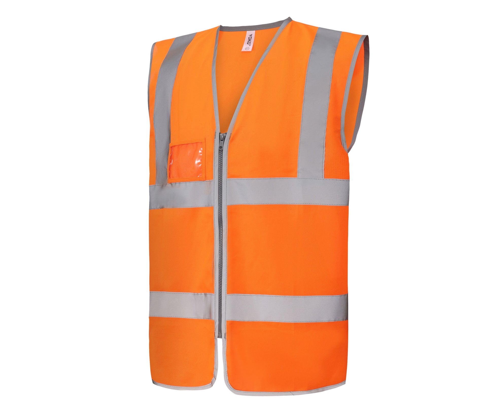 Veste de Sécurité 2 Bandes Certifiée - Hi Vis Orange