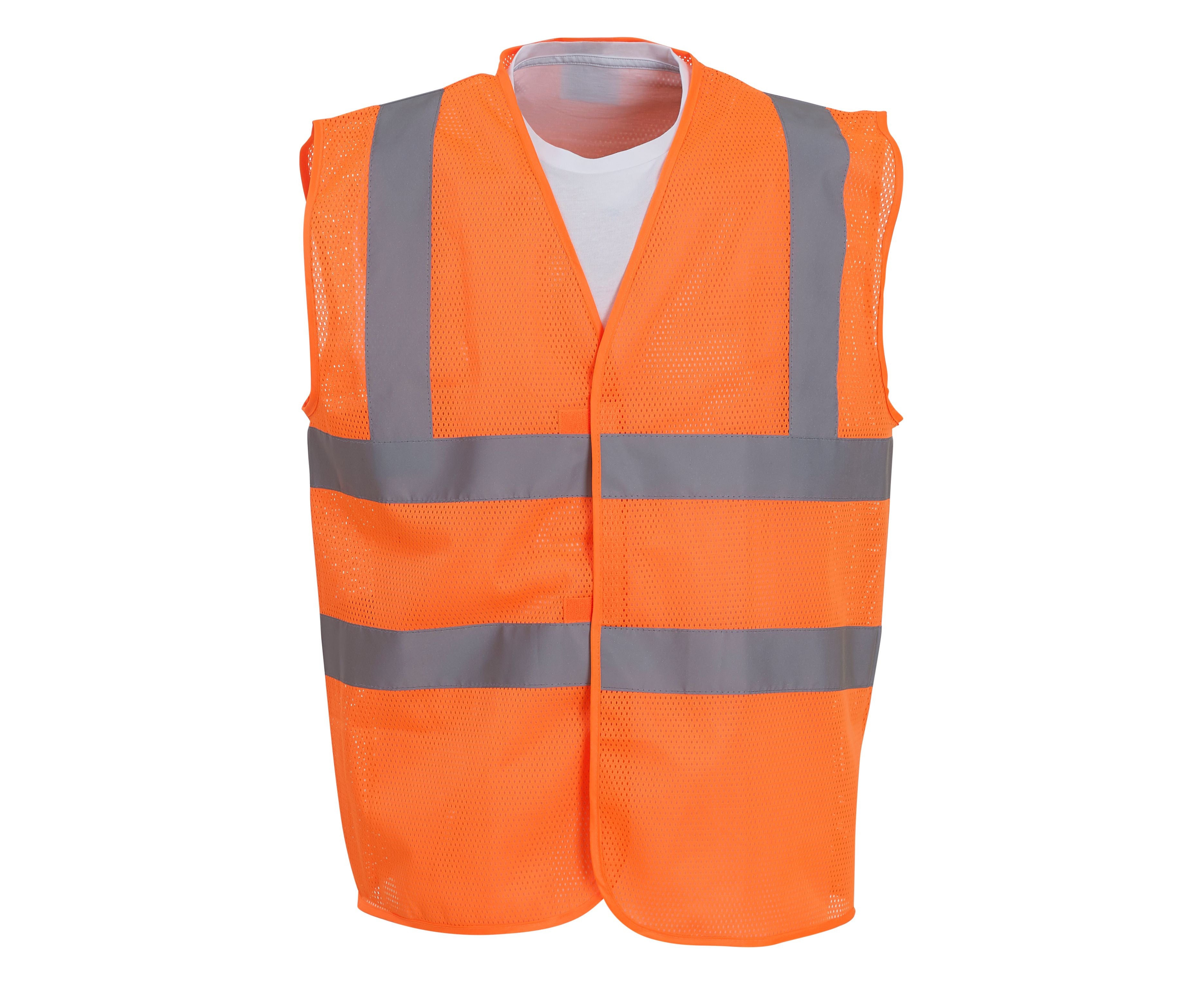 Veste de Sécurité Maille Filet - Hi Vis Orange