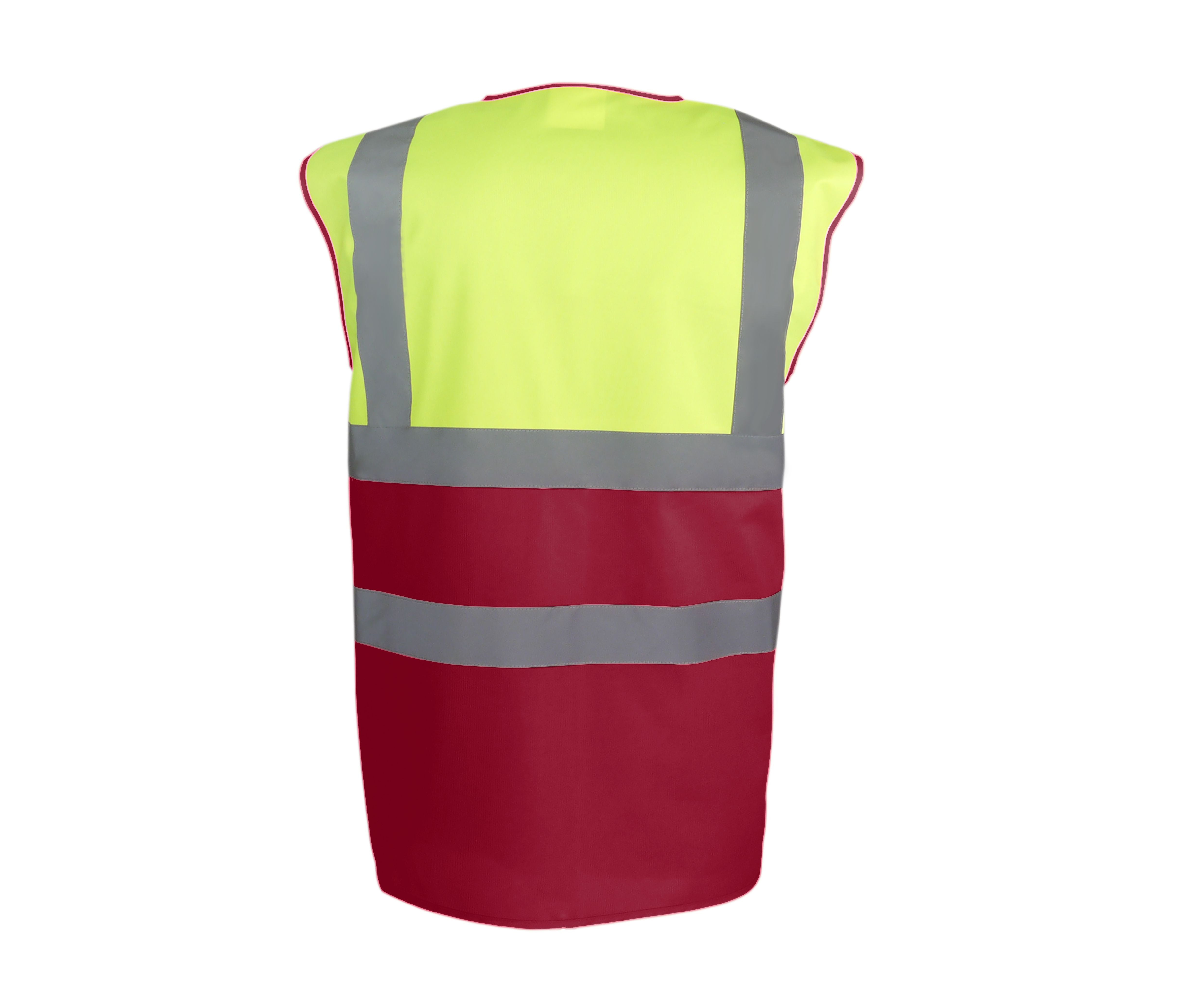 Gilet de Sécurité Bicolore - Hi Vis Yellow / Red