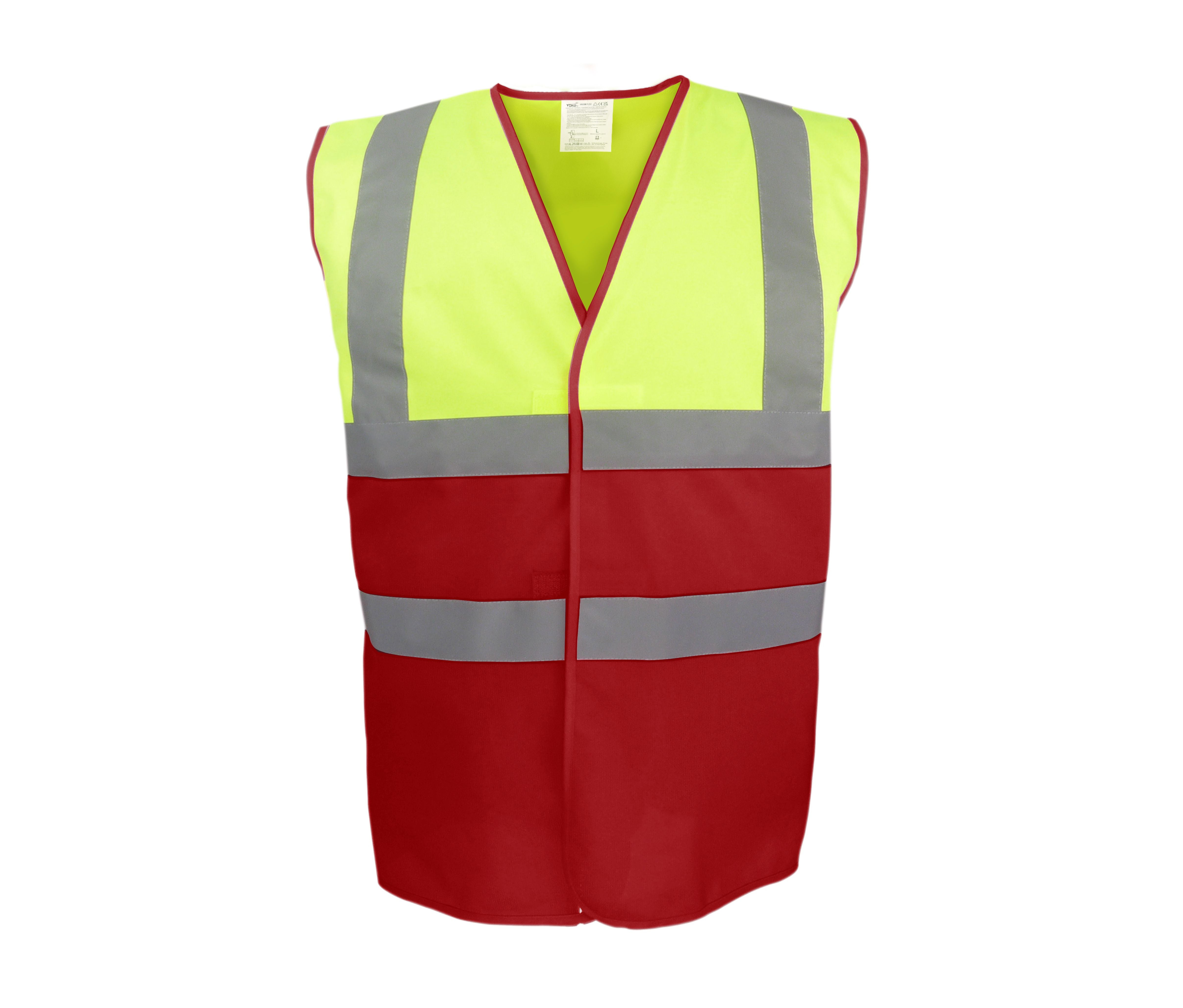 Gilet de Sécurité Bicolore - Hi Vis Yellow / Red