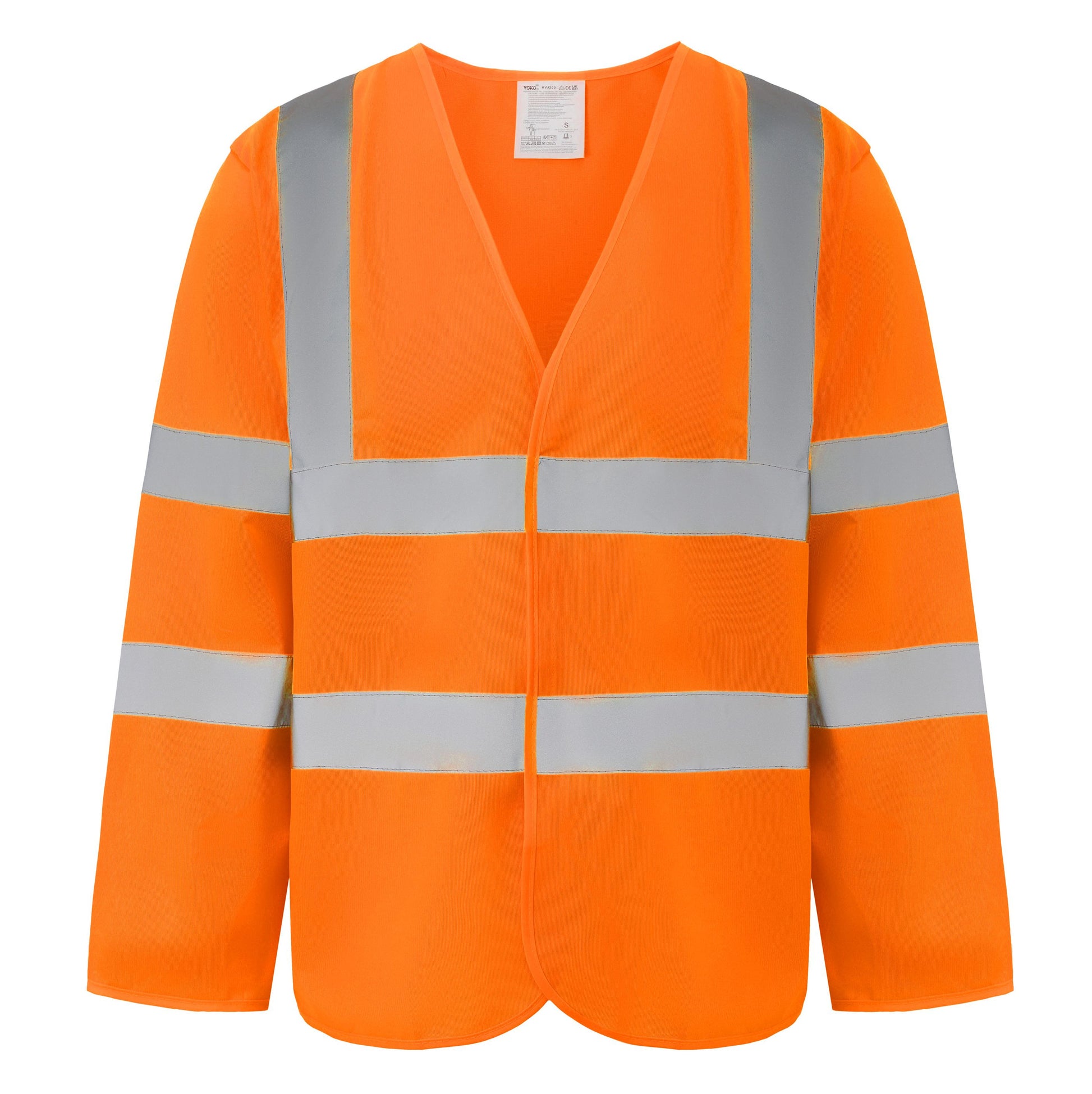 Veste de Sécurité Manches Longues - Hi Vis Orange