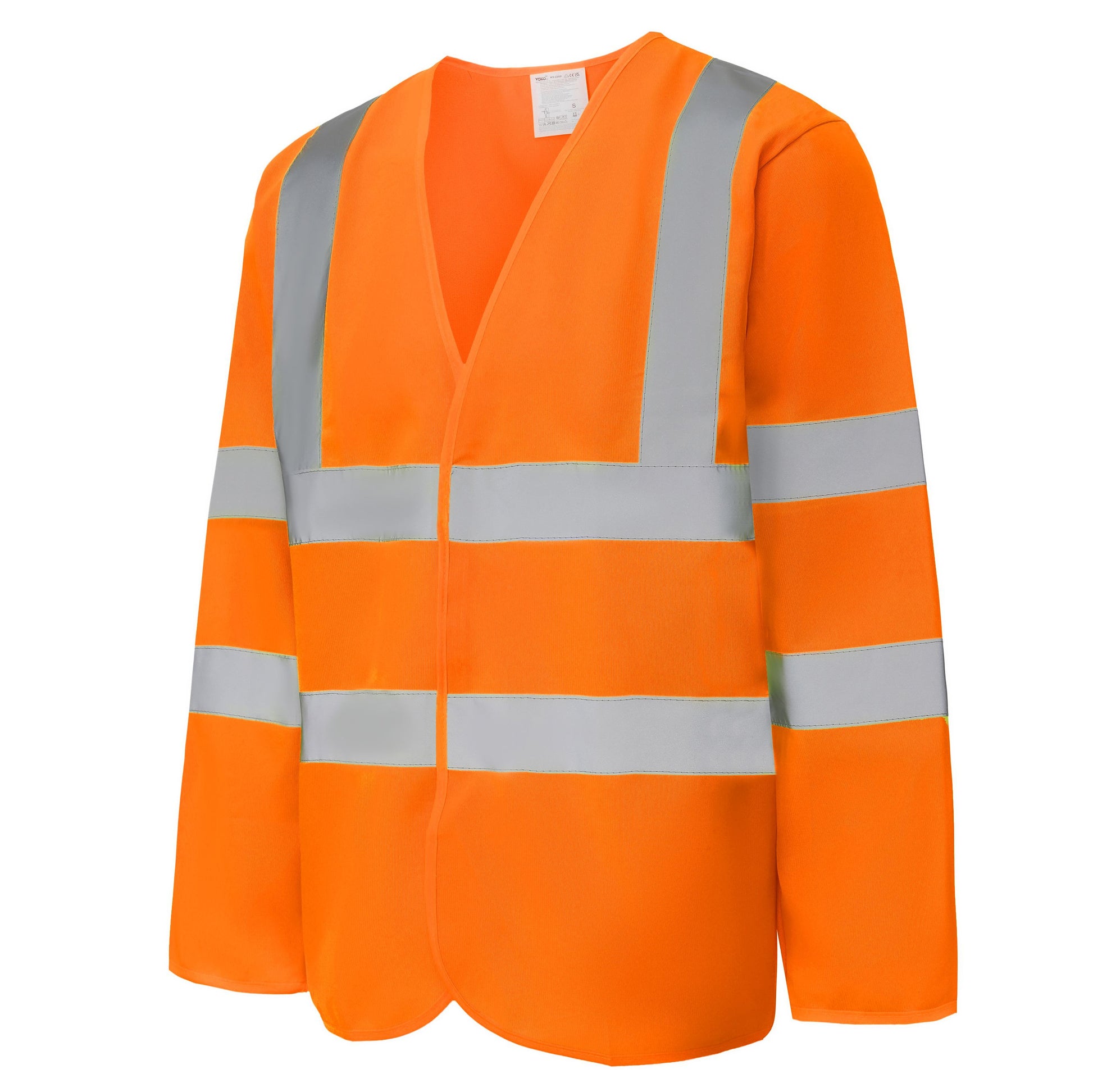 Veste de Sécurité Manches Longues - Hi Vis Orange