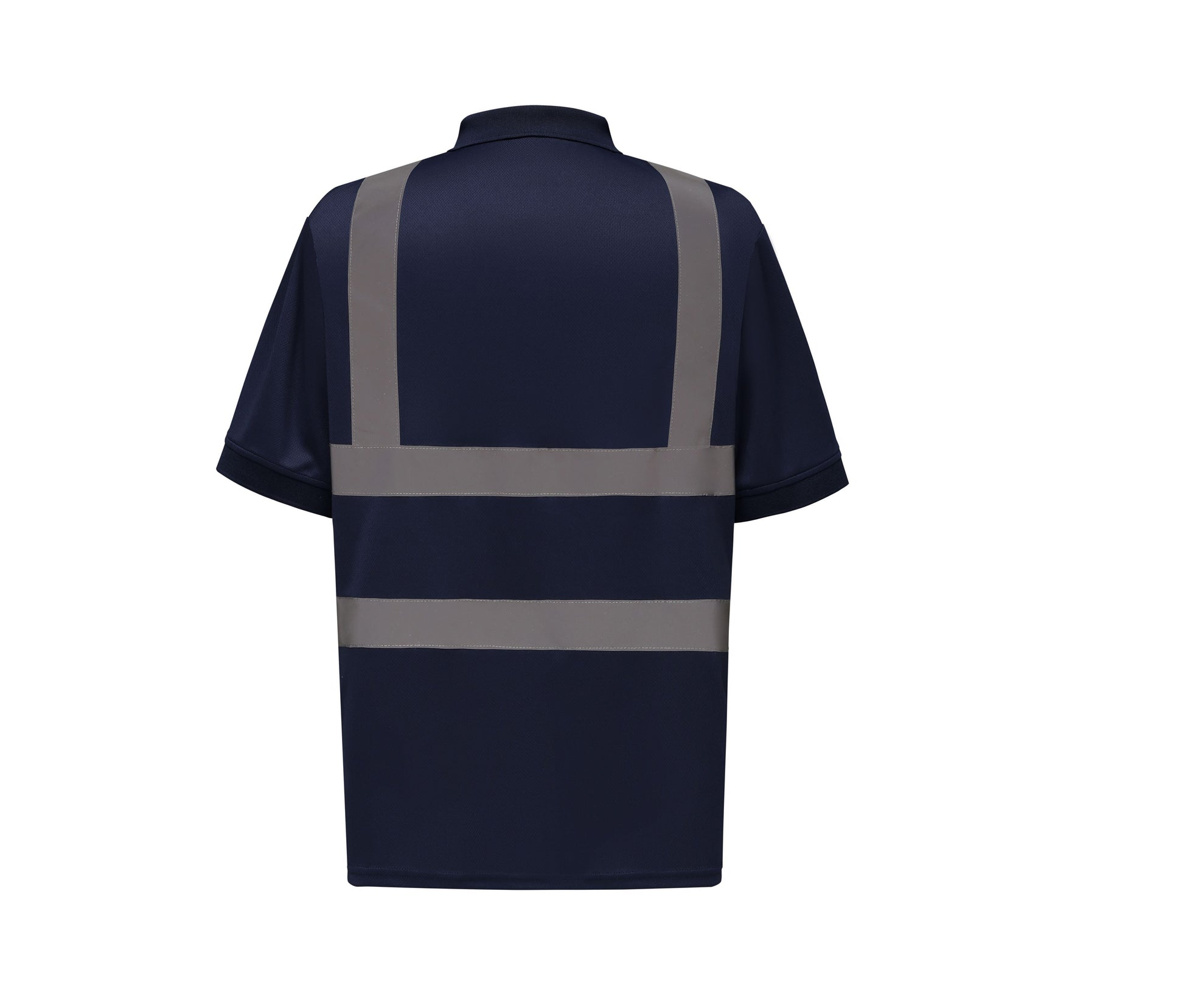 Polo Manches Courtes Haute Visibilité - Navy