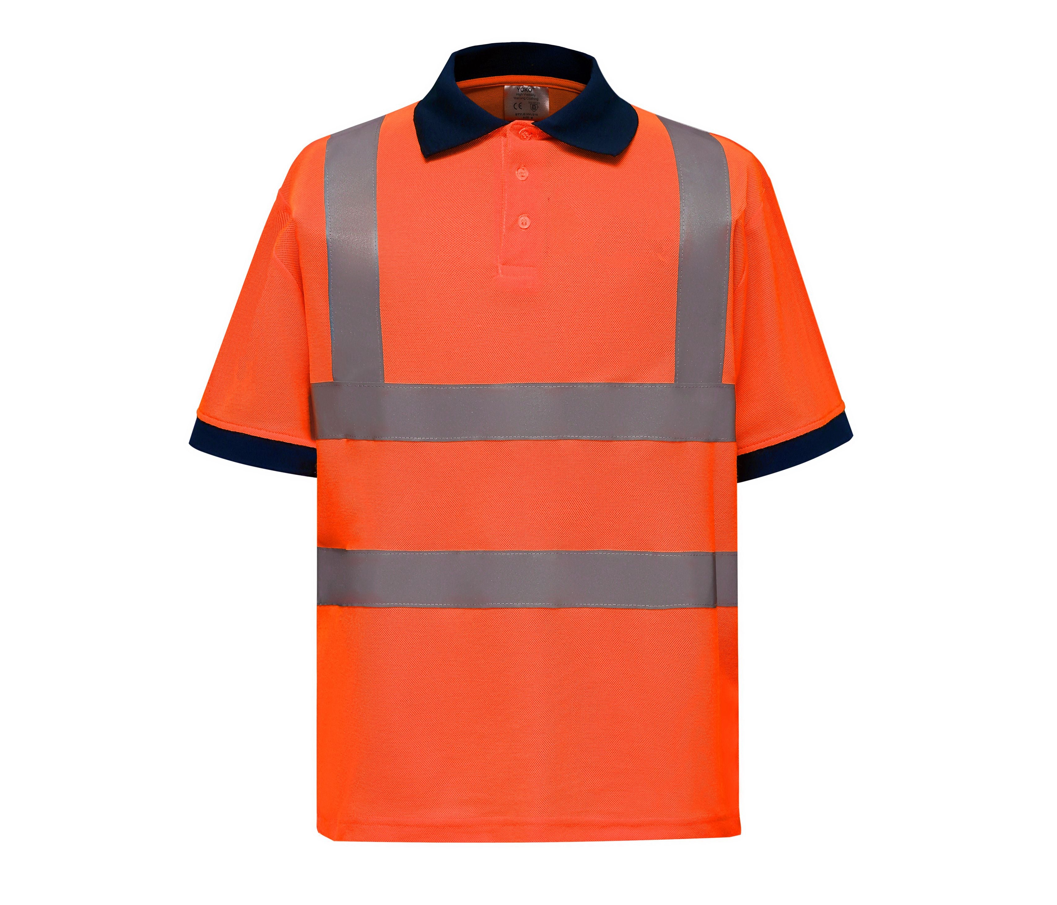 Polo Manches Courtes Haute Visibilité - Hi Vis Orange