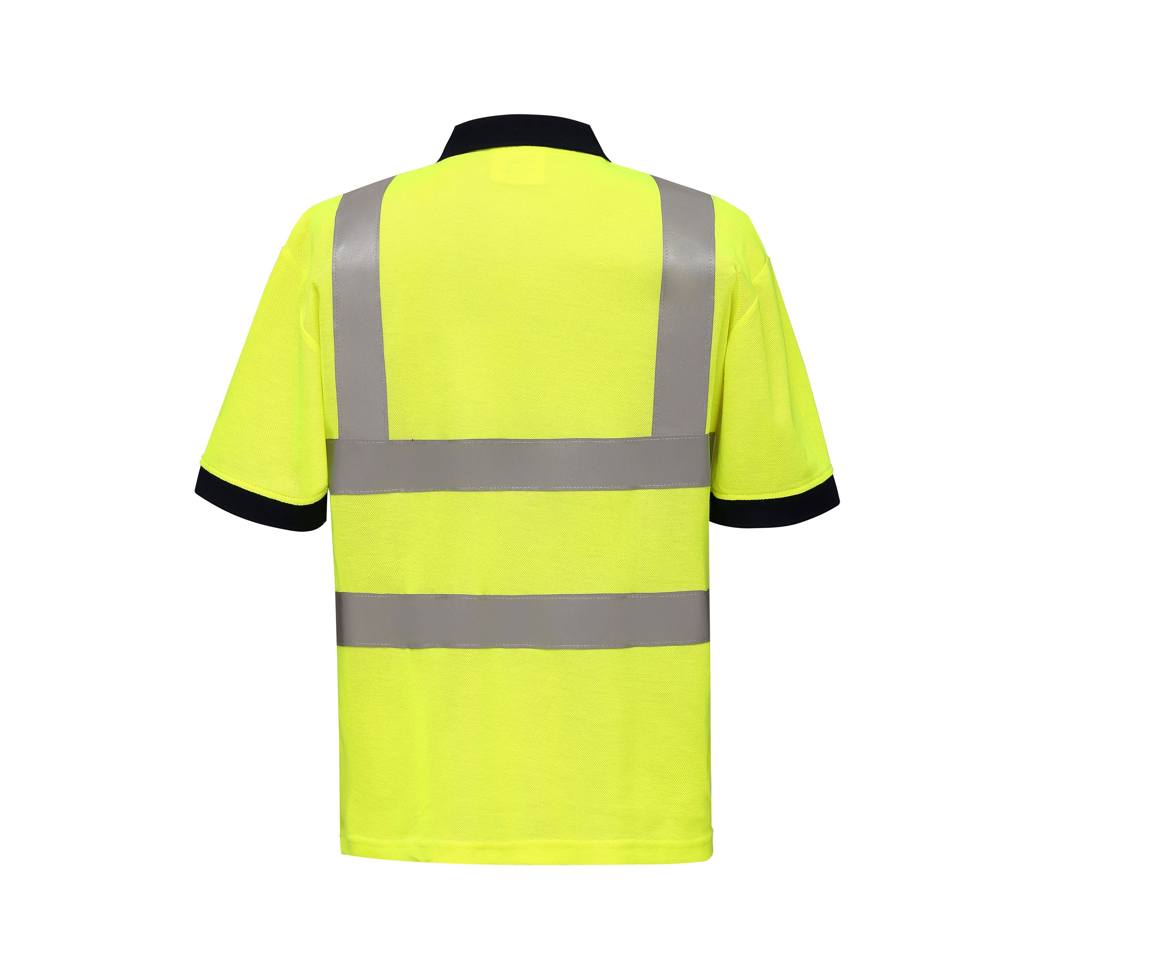 Polo Manches Courtes Haute Visibilité - Hi Vis Yellow