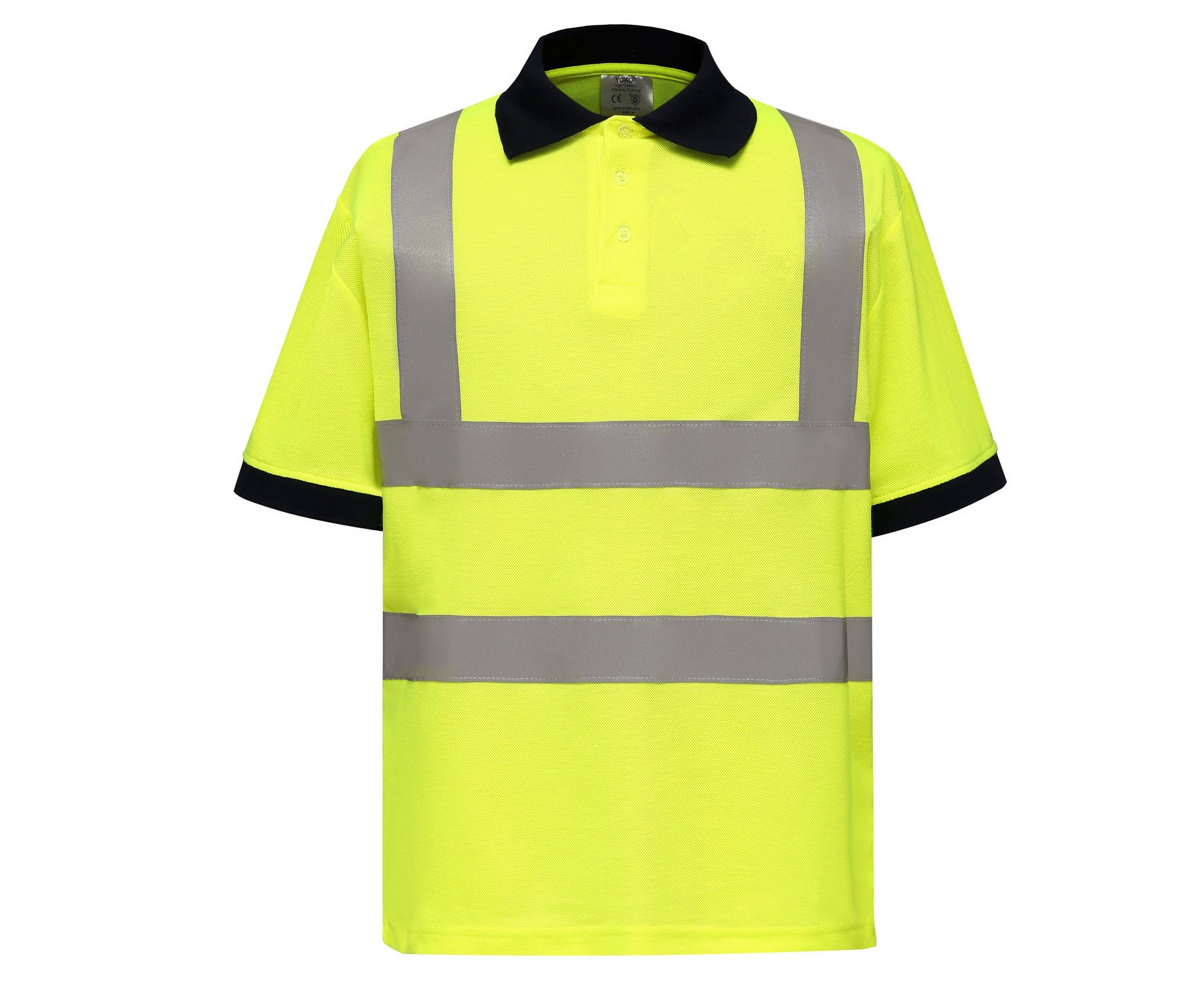 Polo Manches Courtes Haute Visibilité - Hi Vis Yellow