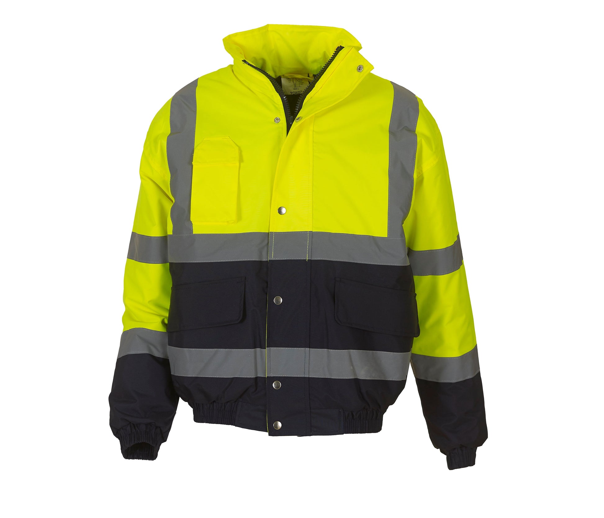Veste Bomber Haute Visibilité - Hi Vis Yellow/navy