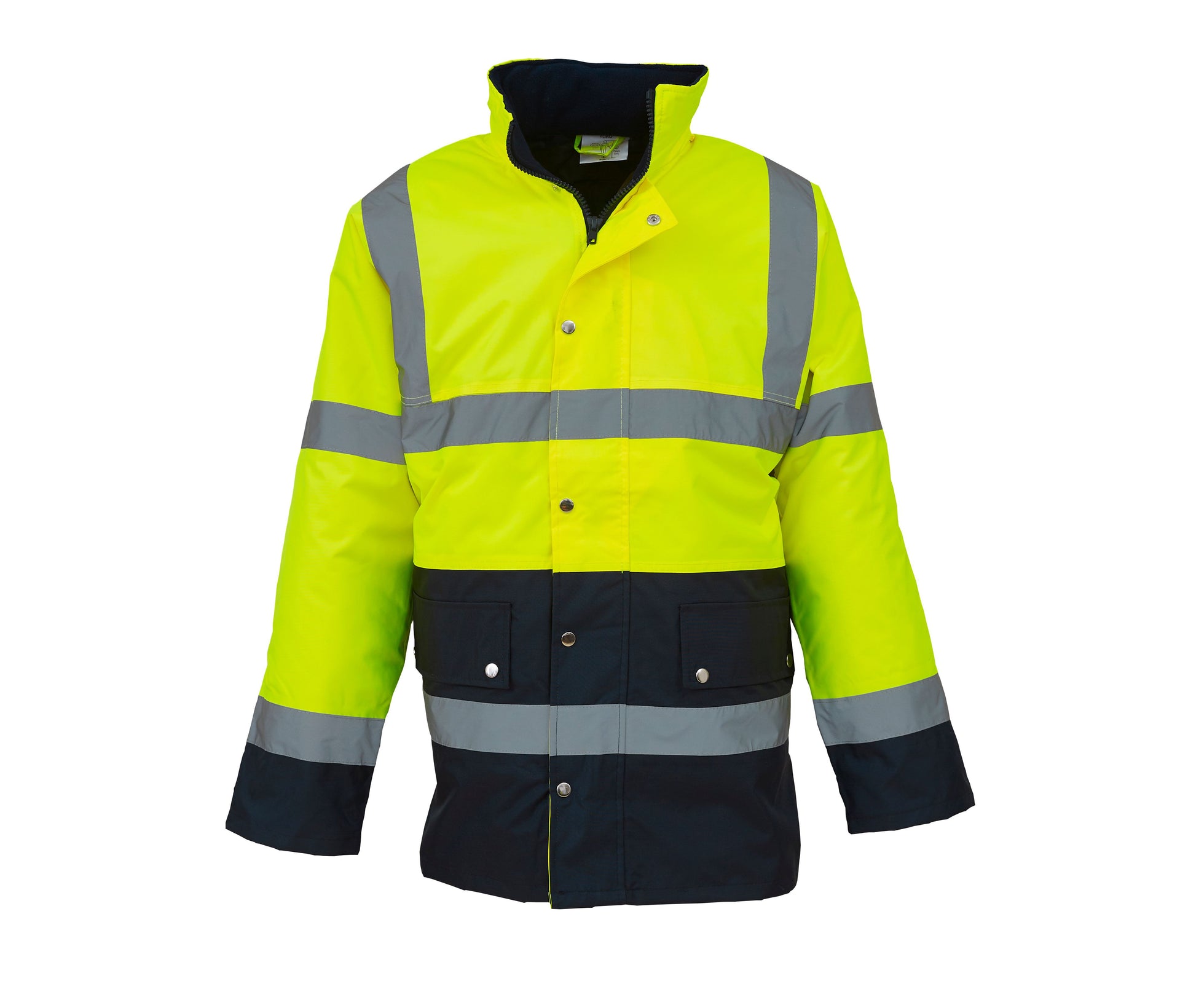 Parka Bicolore Haute Visibilité - Hi Vis Yellow/navy