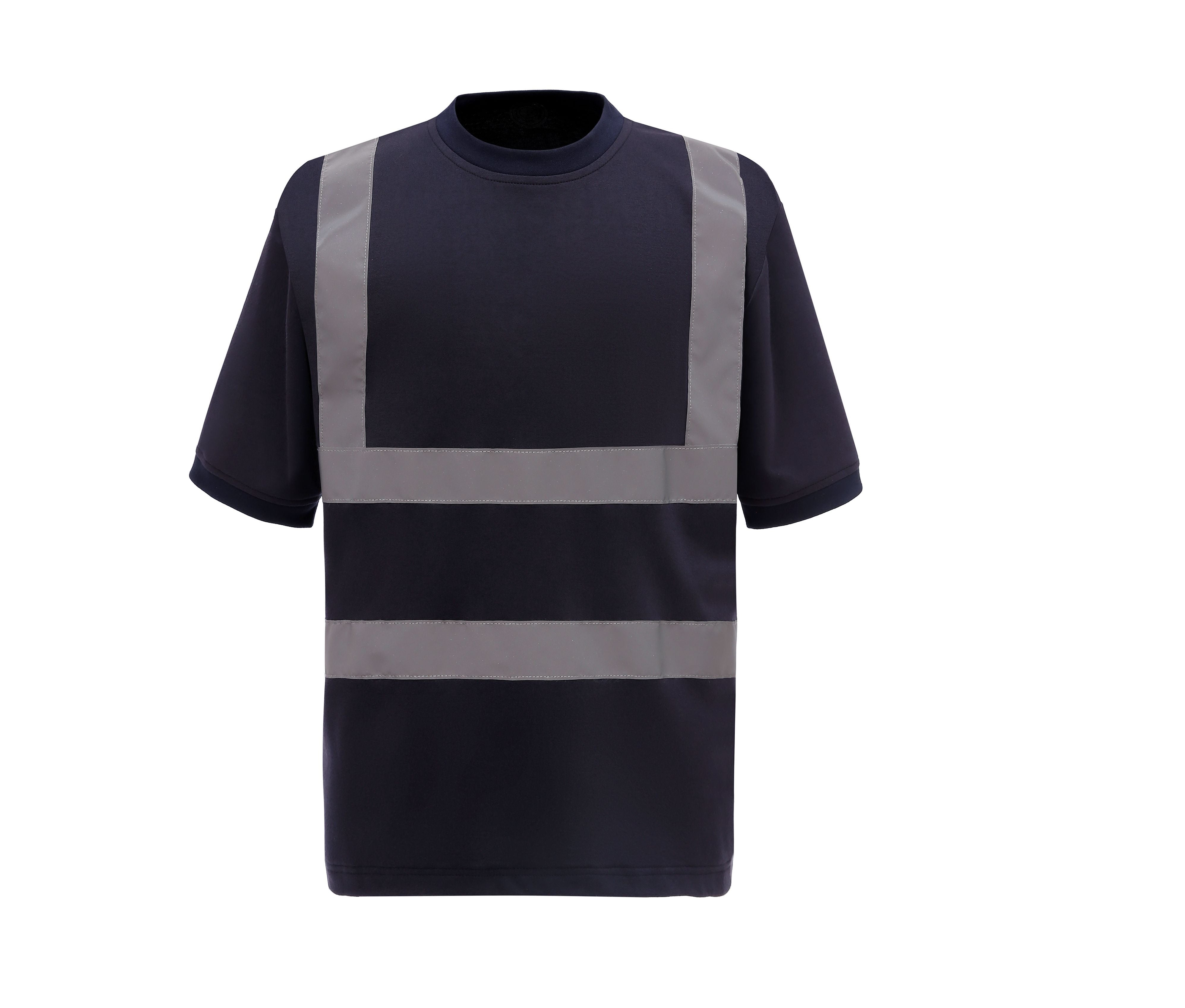 Tee-Shirt Manches Courtes Haute Visibilité - Navy