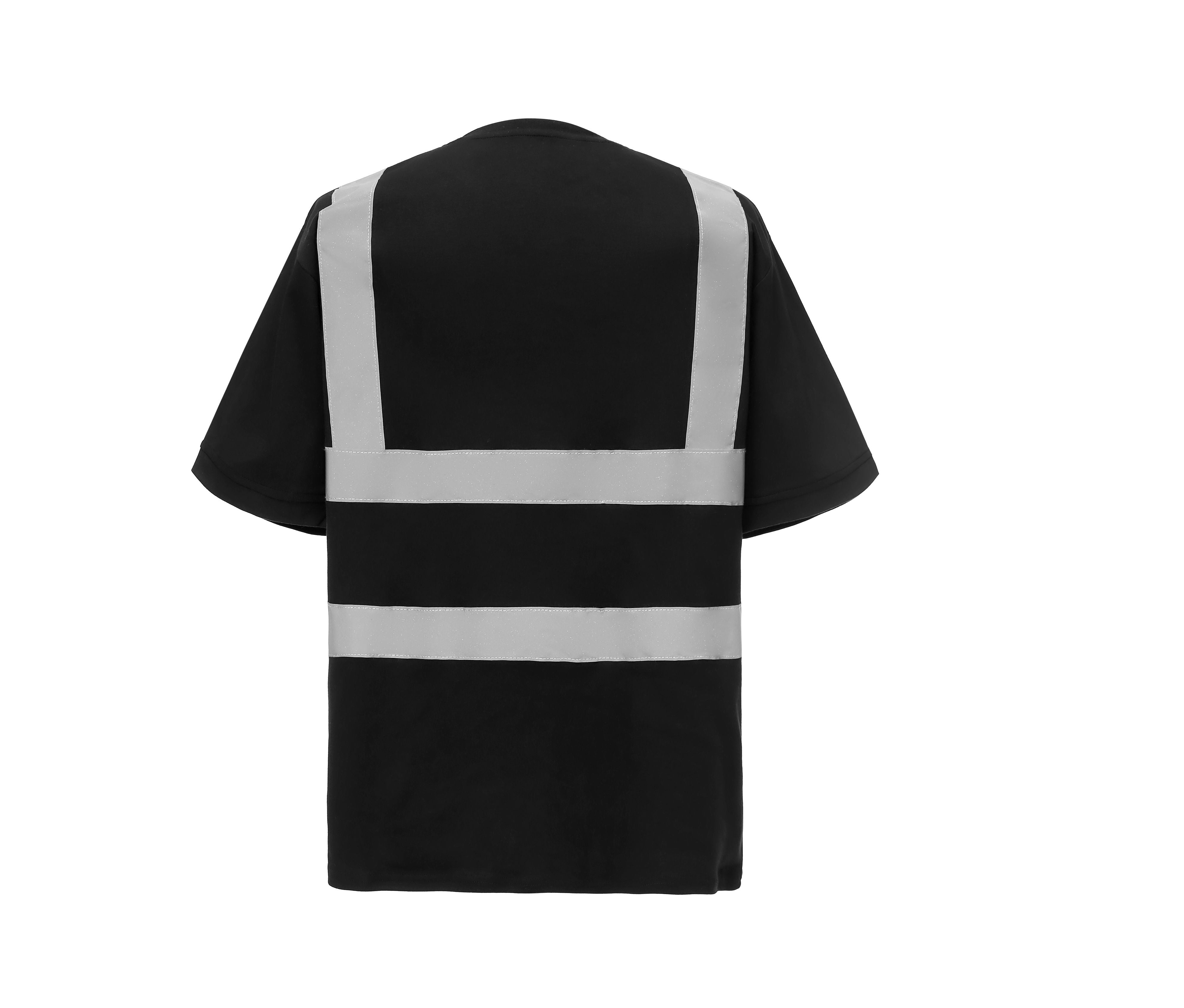 Tee-Shirt Manches Courtes Haute Visibilité - Black