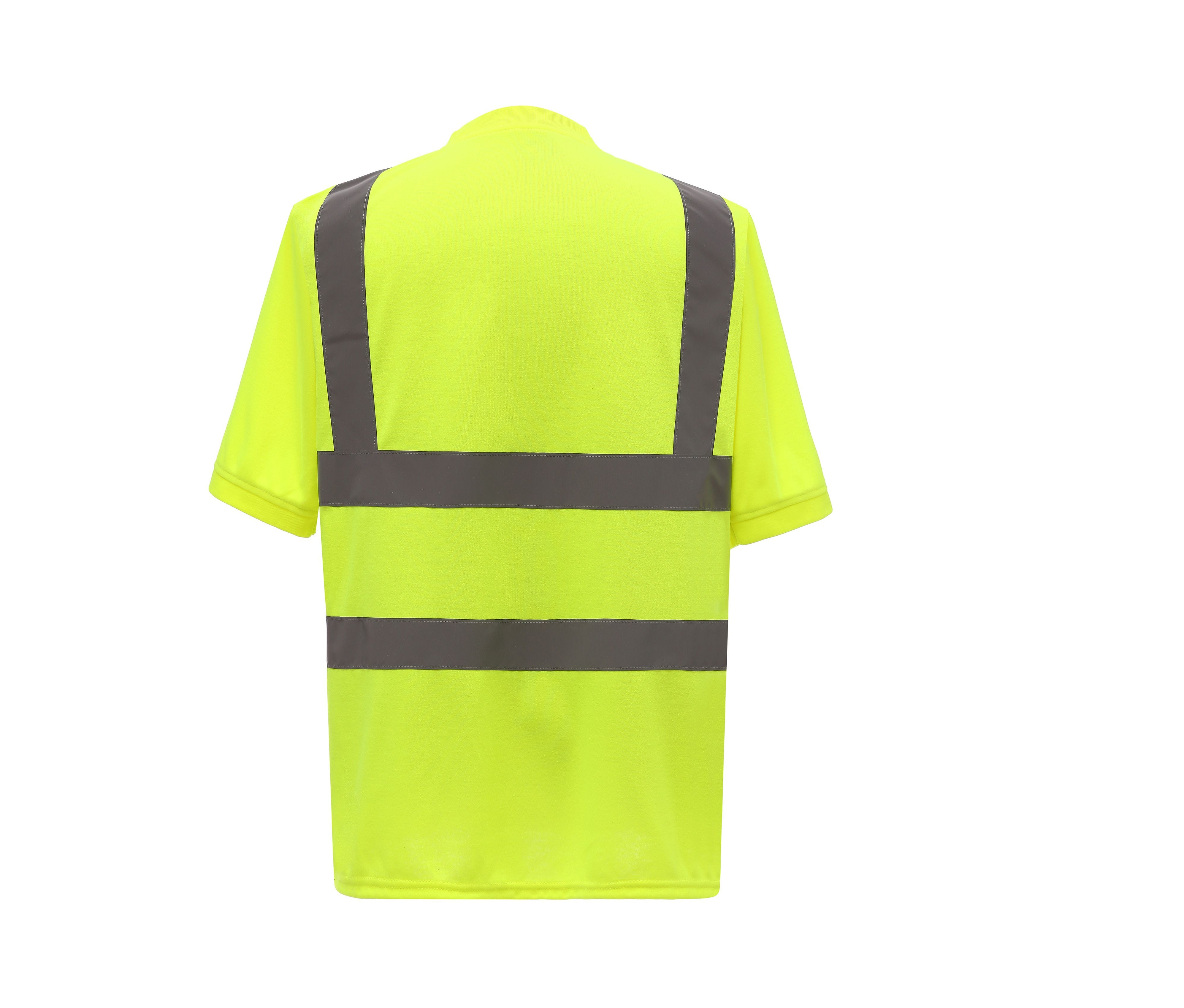 Tee-Shirt Manches Courtes Haute Visibilité - Hi Vis Yellow