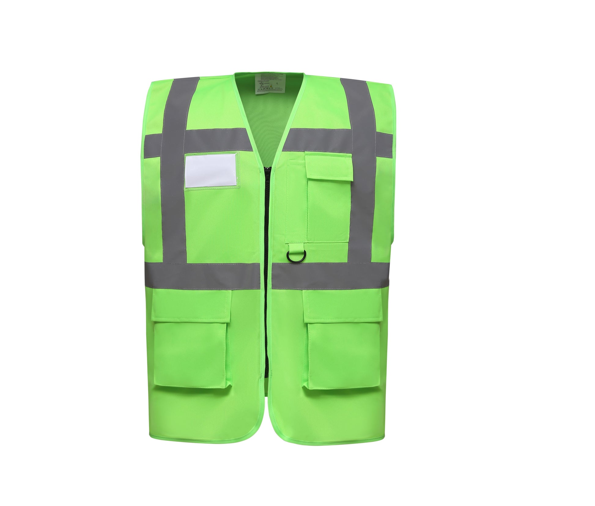 Gilet Multi-Fonction Haute Sécurité - Lime
