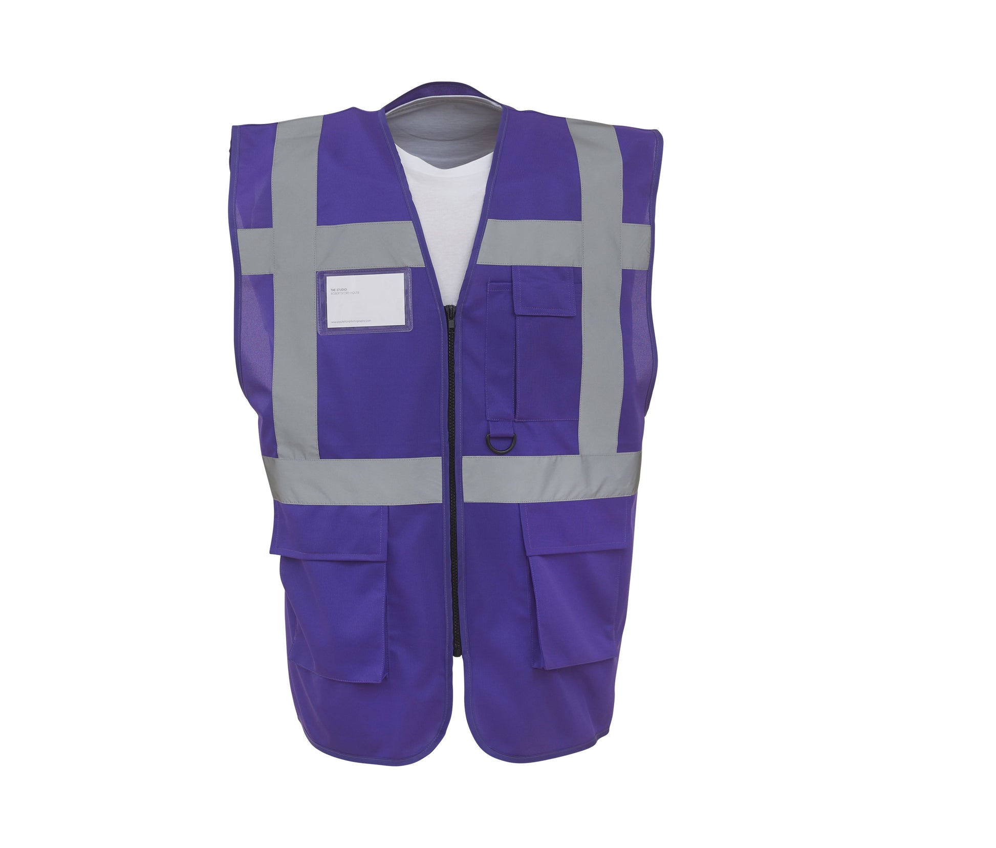Gilet Multi-Fonction Haute Sécurité - Purple