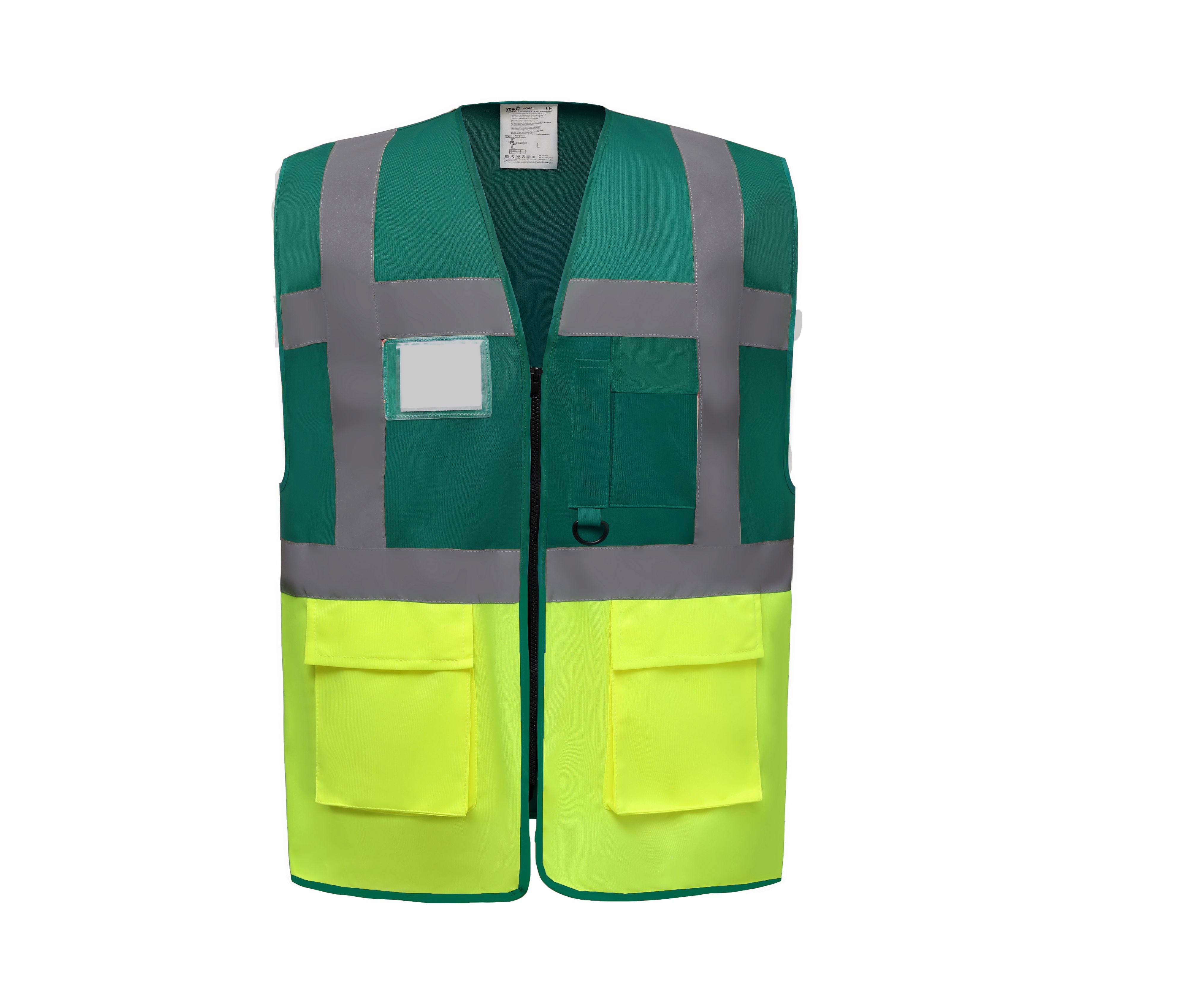 YK801 - Paramedic Green/Hi Vis Yellow