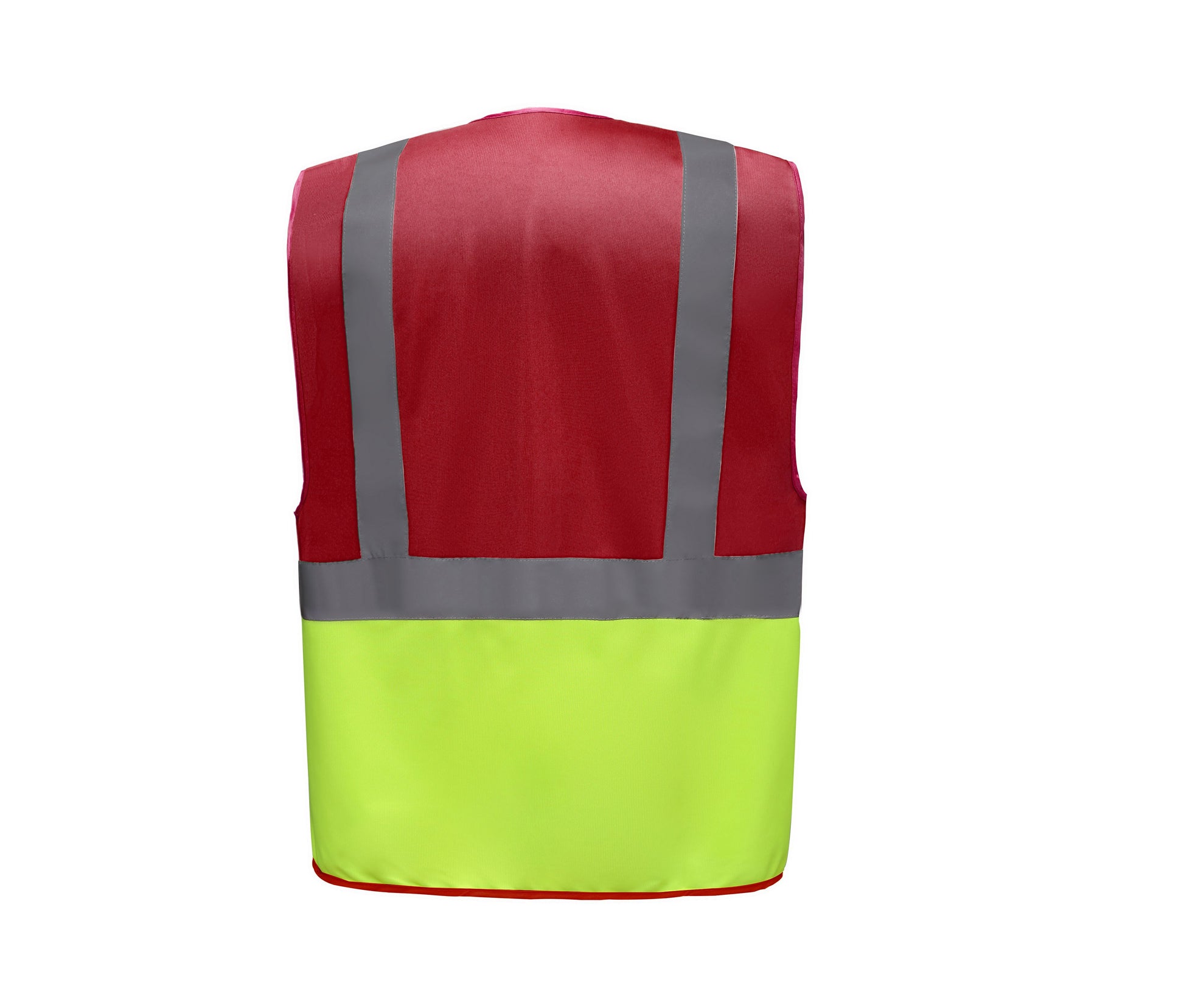 Gilet Multi-Fonction Haute Sécurité - Red/hi Vis Yellow