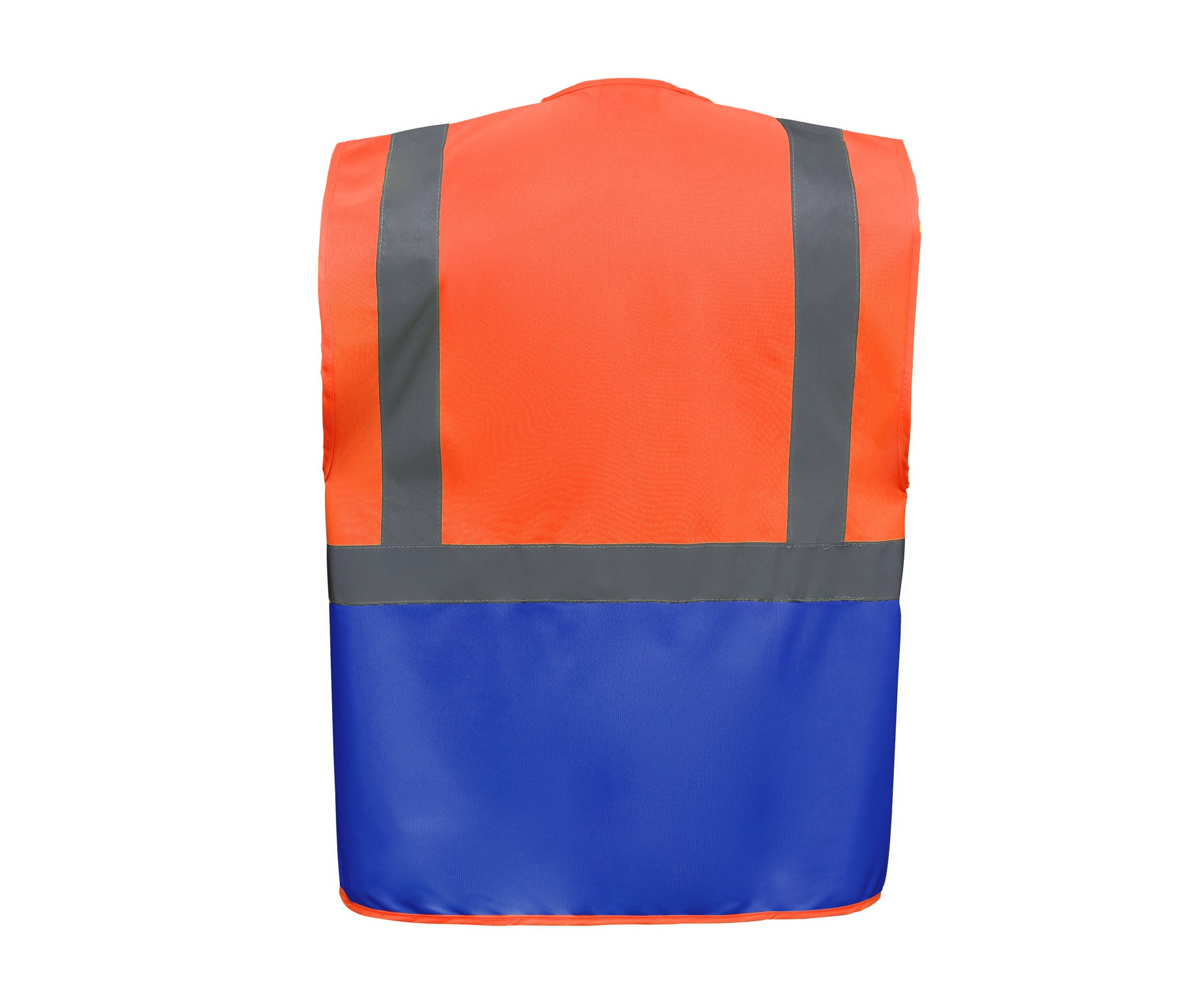 Gilet Multi-Fonction Haute Sécurité - Hi Vis Orange/royal Blue