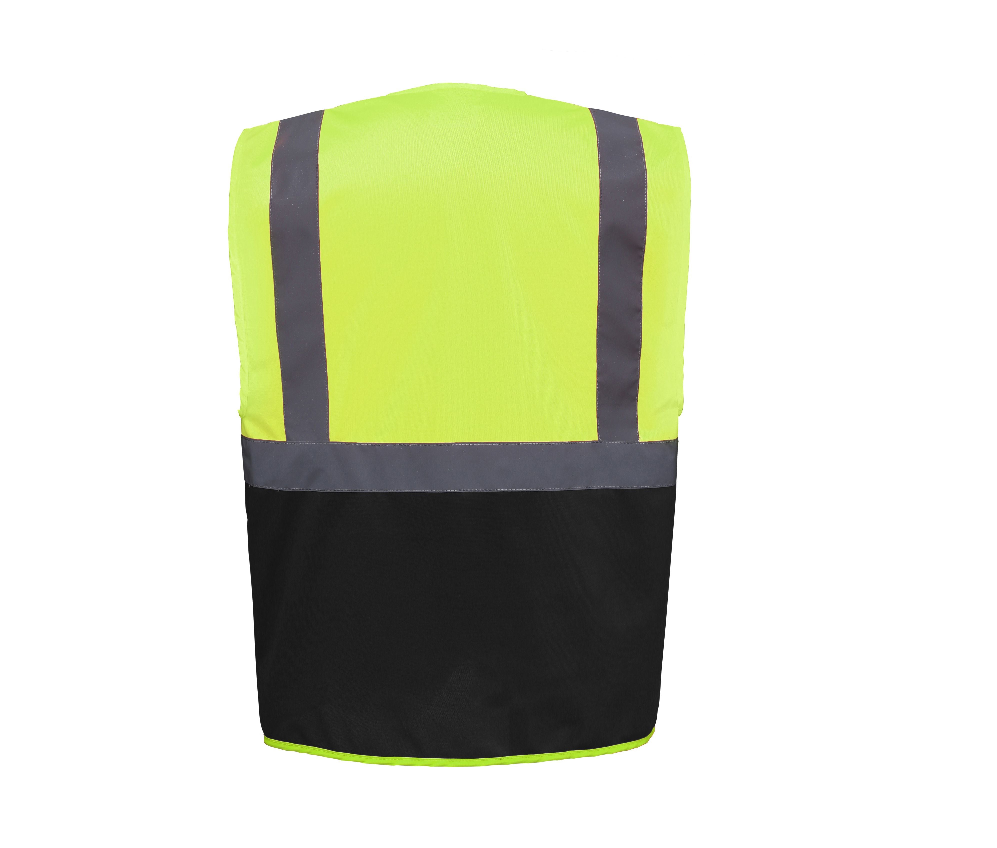 Gilet Multi-Fonction Haute Sécurité - Hi Vis Yellow/black