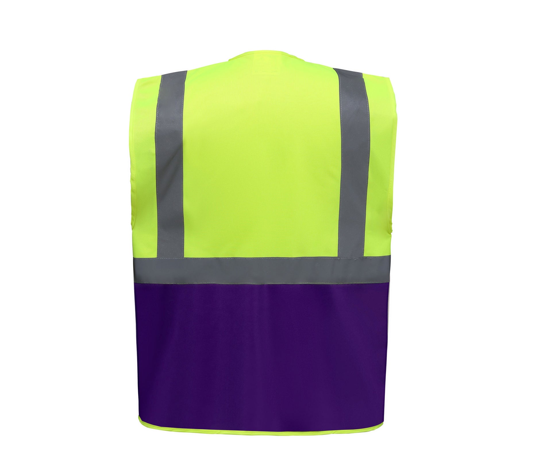 Gilet Multi-Fonction Haute Sécurité - Hi Vis Yellow/purple