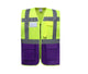 Hi Vis Yellow/purple